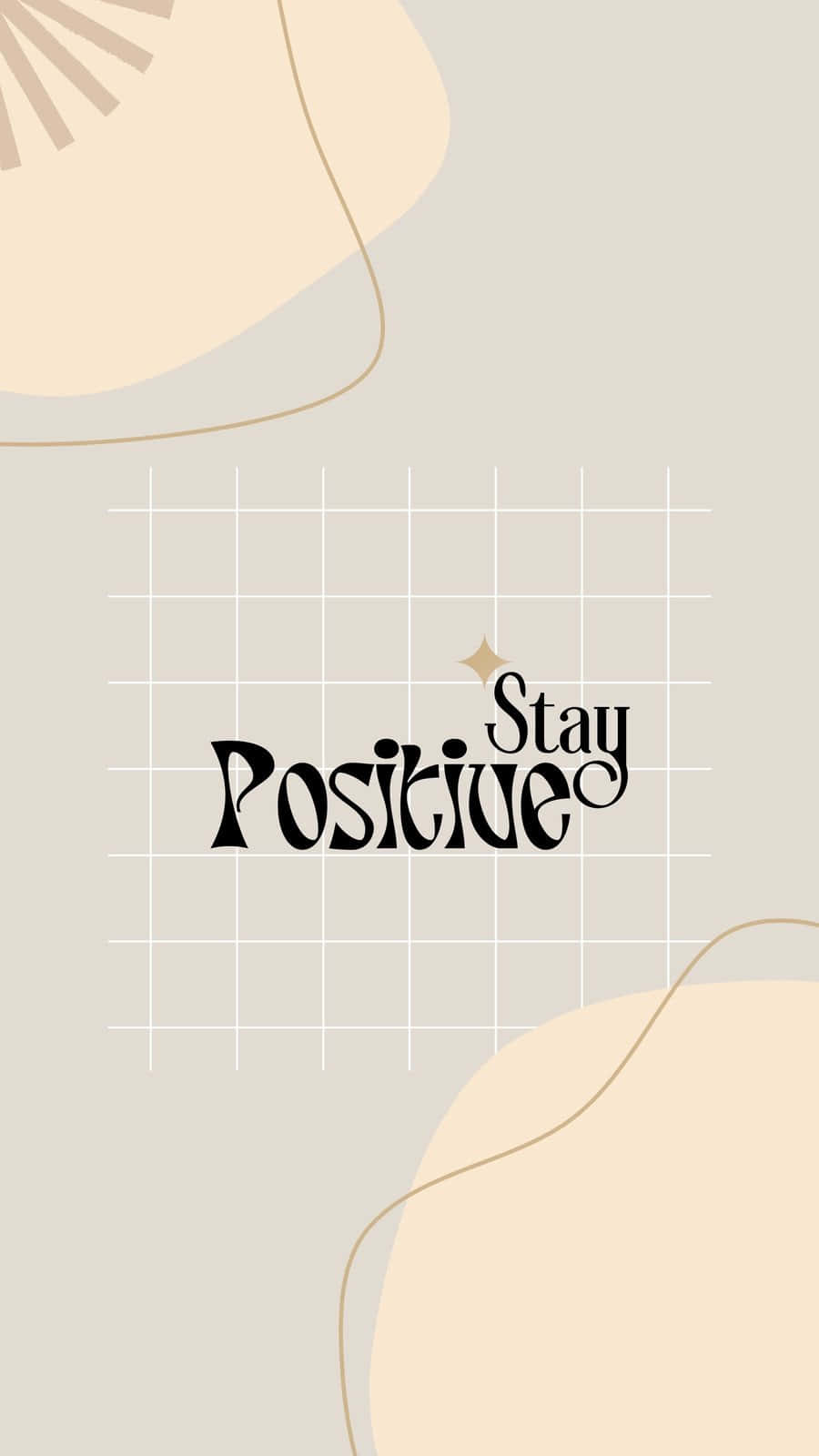 Estetiske Stay Positive-bilder Bakgrunner