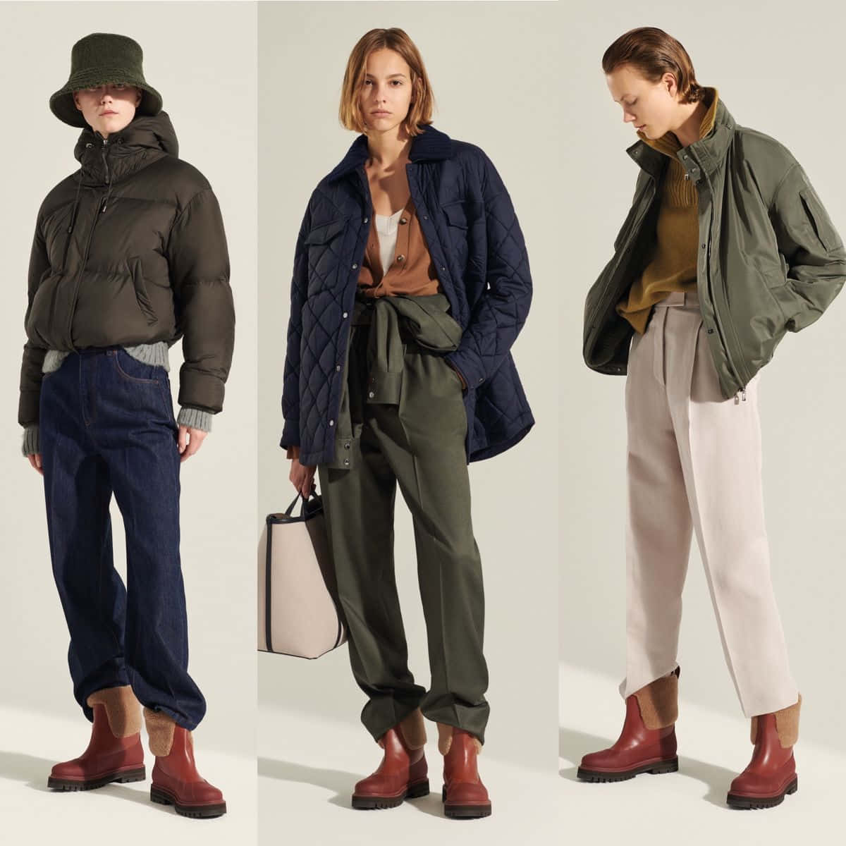 Et blikk fra Loro Piana sin høst-vinter 2022 ready-to-wear kolleksjon Bakgrunner