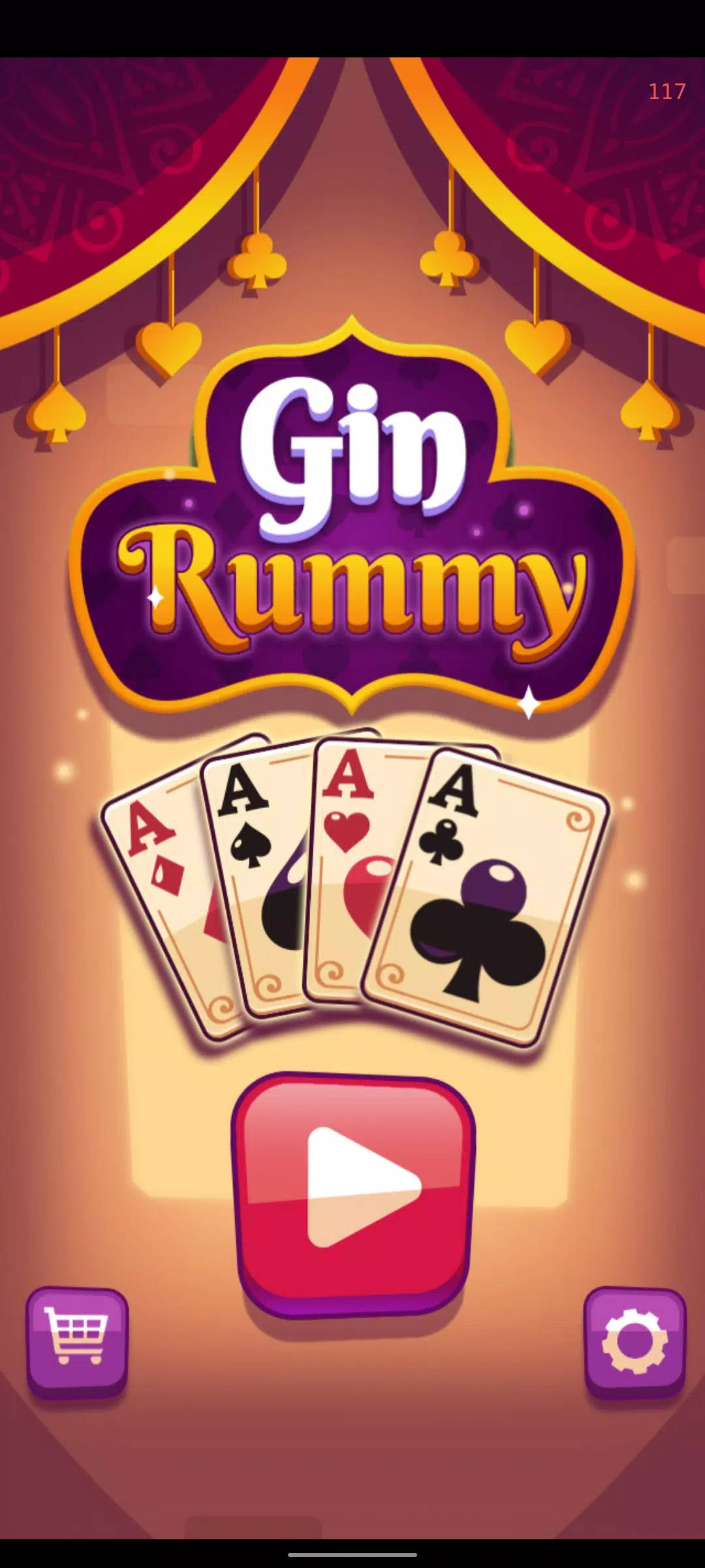 Et konkurransedyktig spill Gin Rummy Bakgrunner