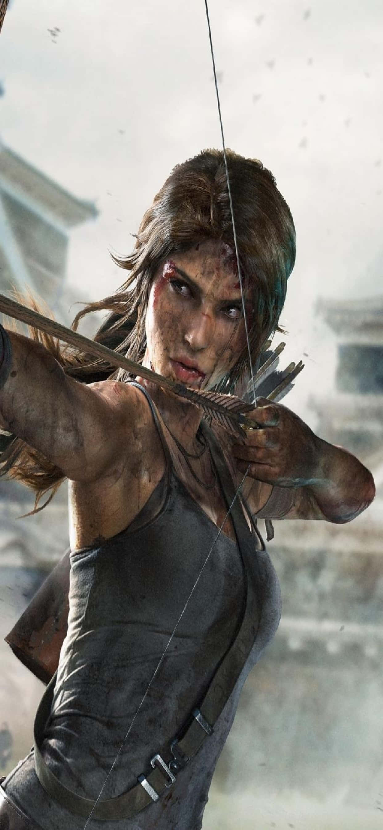 Et kraftig eventyr venter: Utforsk de skjulte skattene i Rise of the Tomb Raider med din iPhone Xs Max! Bakgrunner