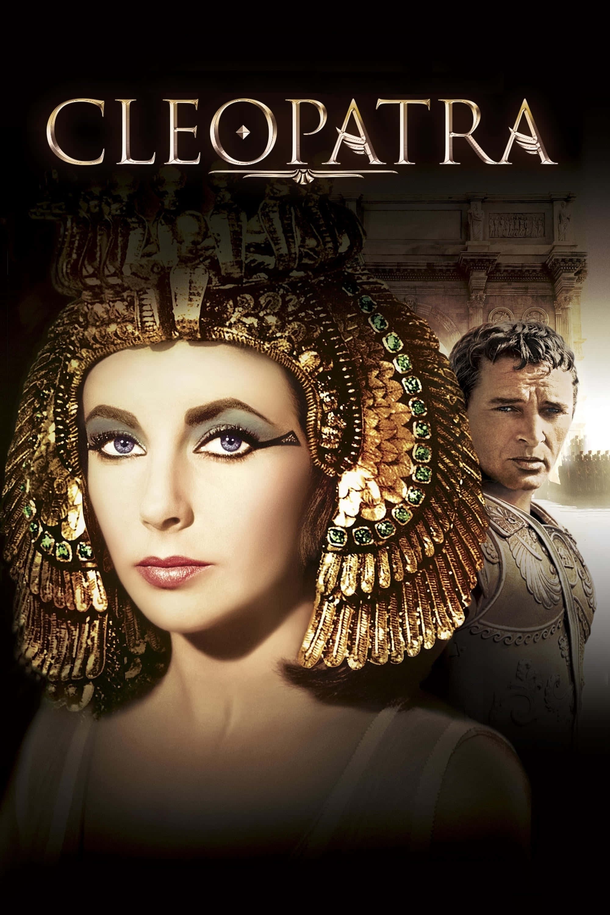 Et portrett av den legendariske egyptiske herskeren Kleopatra Bakgrunner