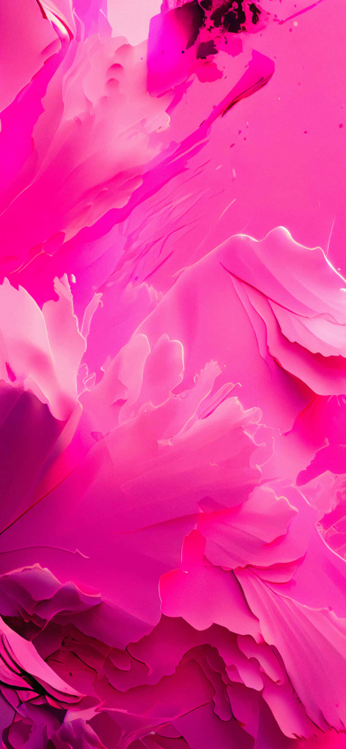 et rosa abstrakt maleri med svart og hvit maling Bakgrunner