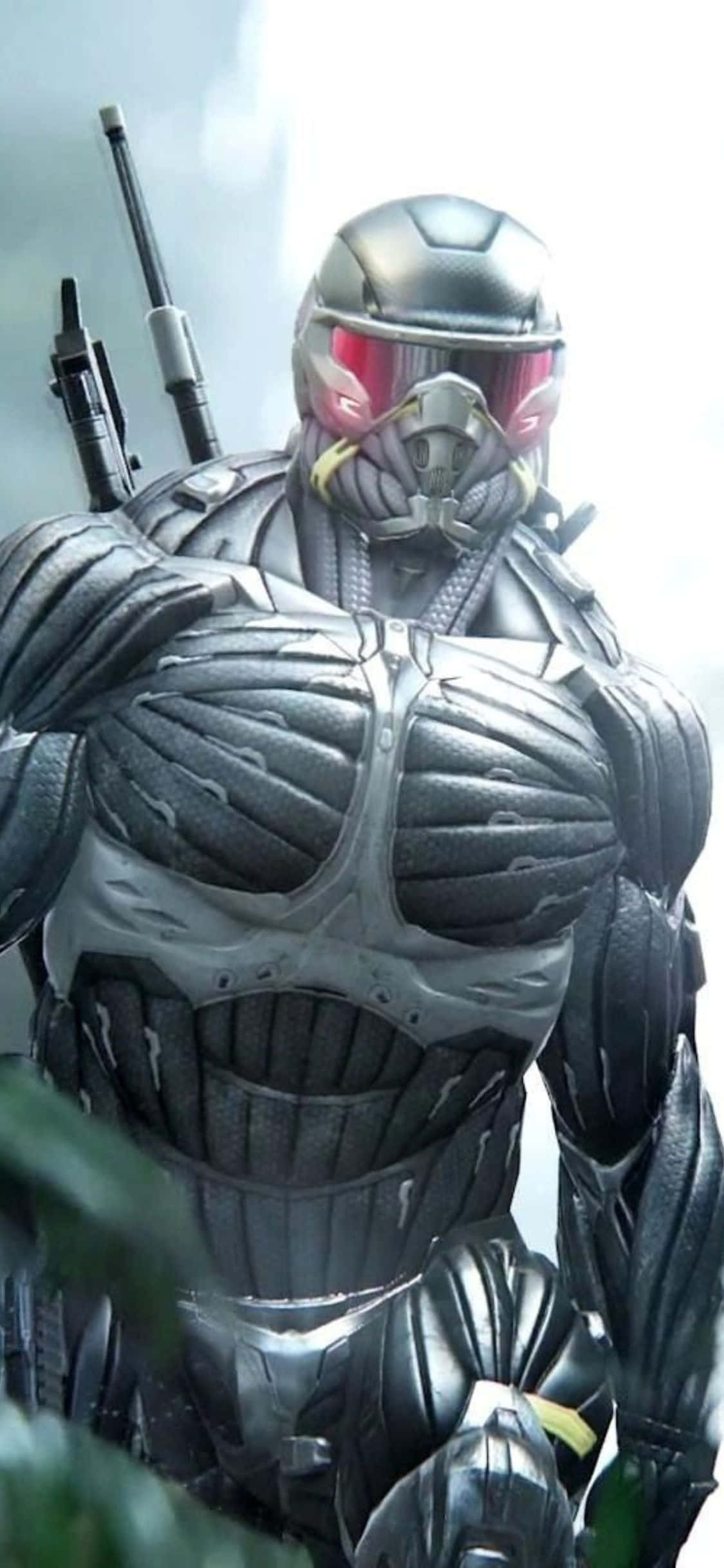 Et unikt blikk på spillet Crysis 3 på iPhone X Bakgrunner