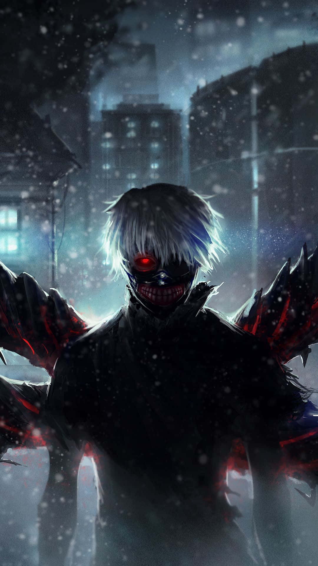 Ettøyd spøkelse, Ken Kaneki hjemsøker det postapokalyptiske Tokyo Bakgrunner