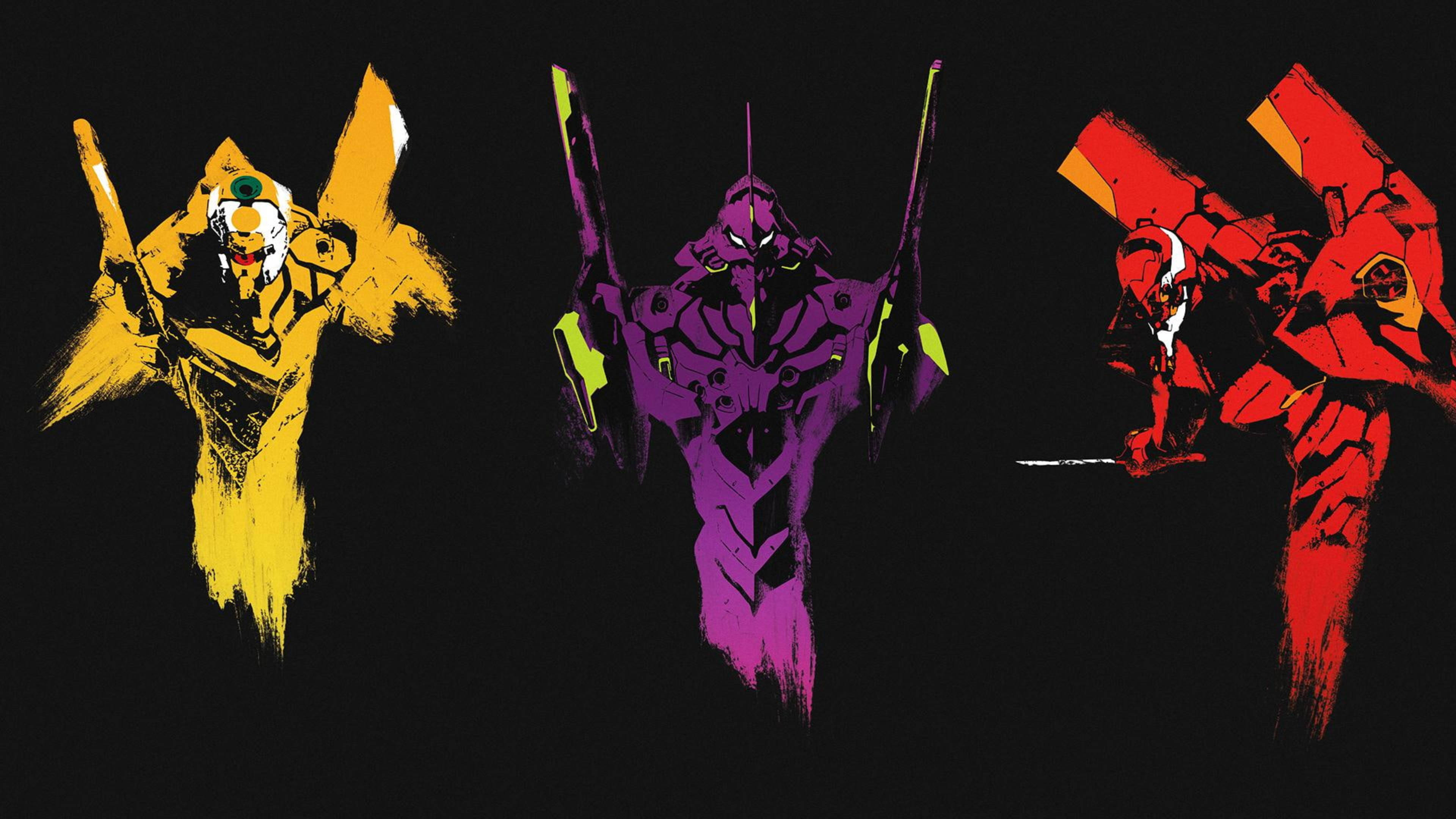 Evangelion 4K EVA-er Bakgrunner