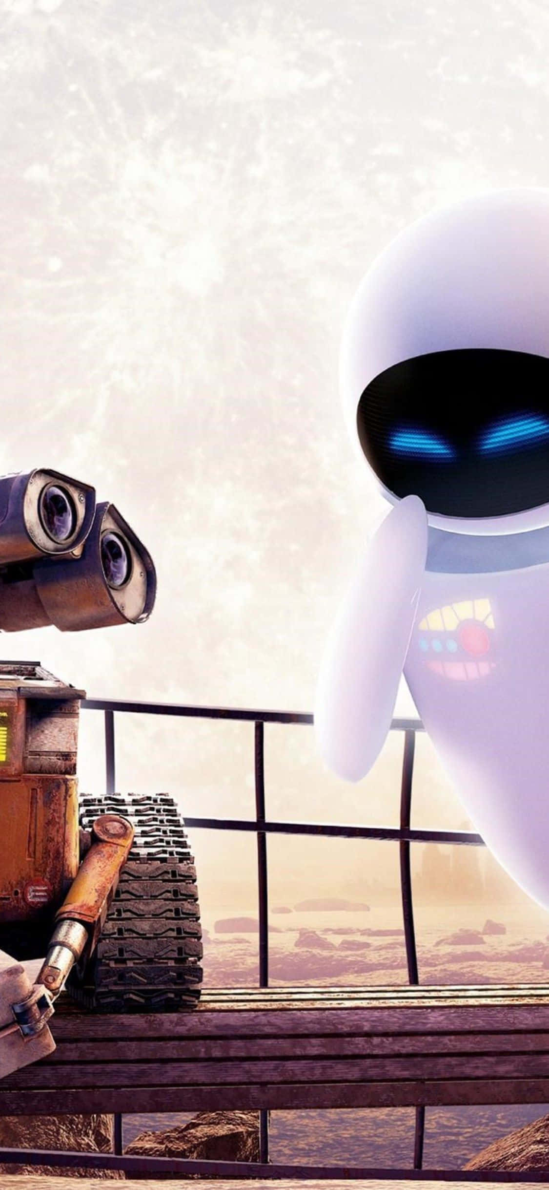 Eve og Wall E iPhone 2008 Bakgrunner