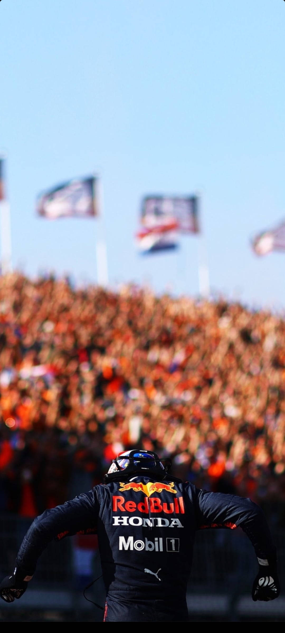 F1 Max Verstappen Dutch GP Seier iPhone Bakgrunner