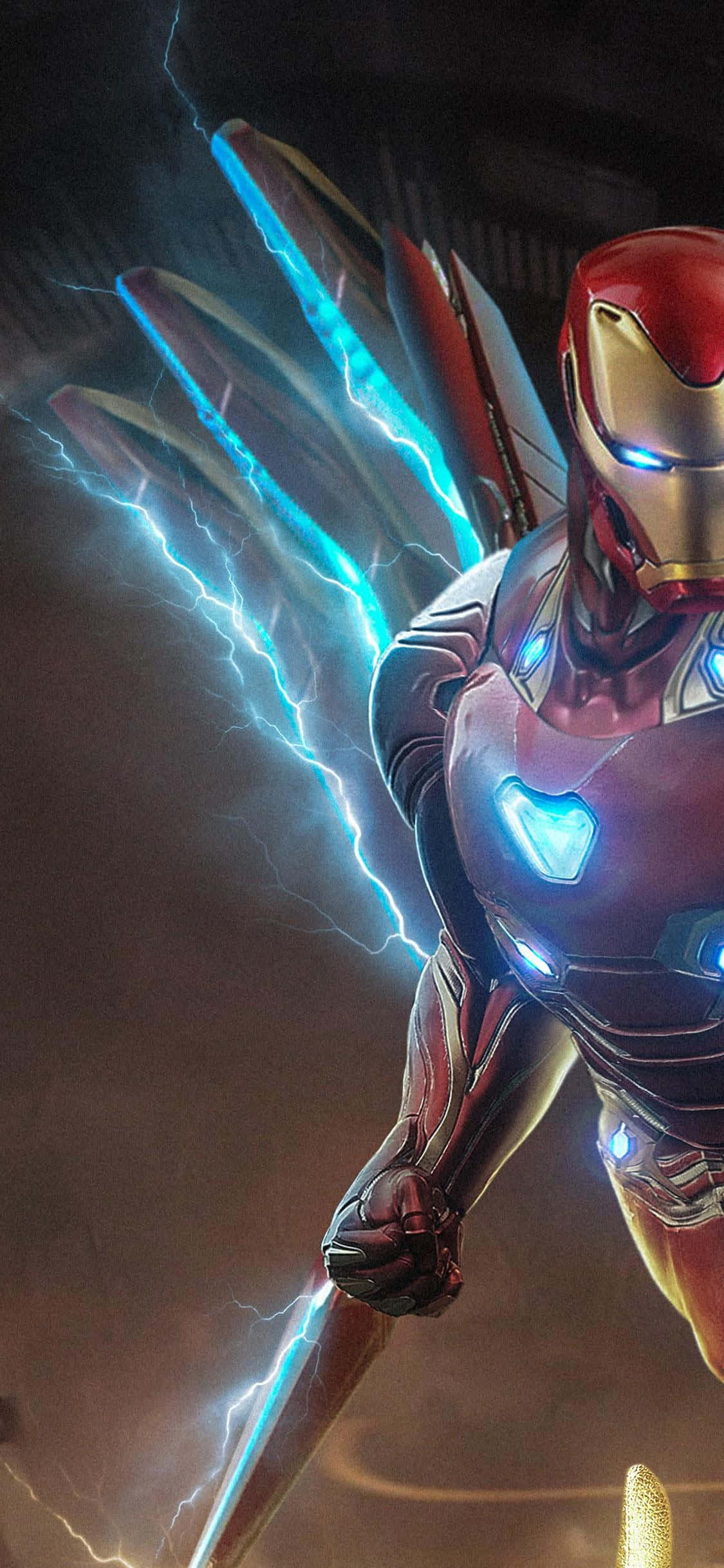 Få det elegante Iron Man-utseendet med iPhone X Bakgrunner