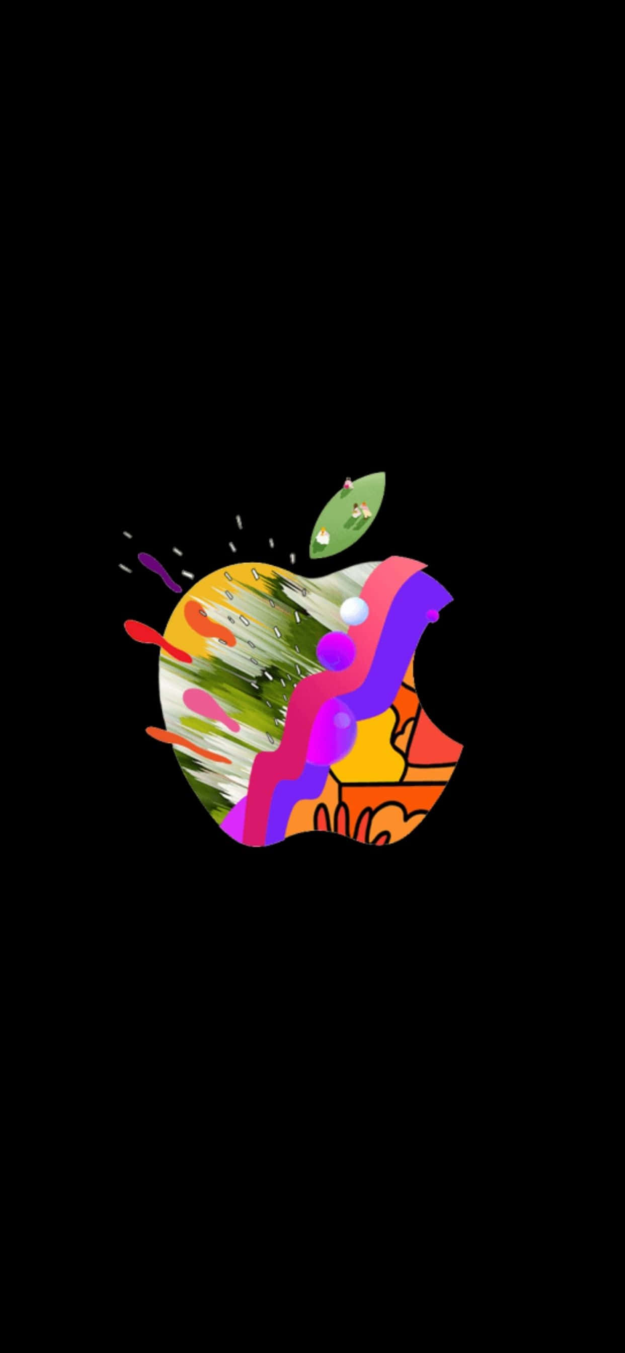 Få full HD-visning på iPhone Xs Max Bakgrunner