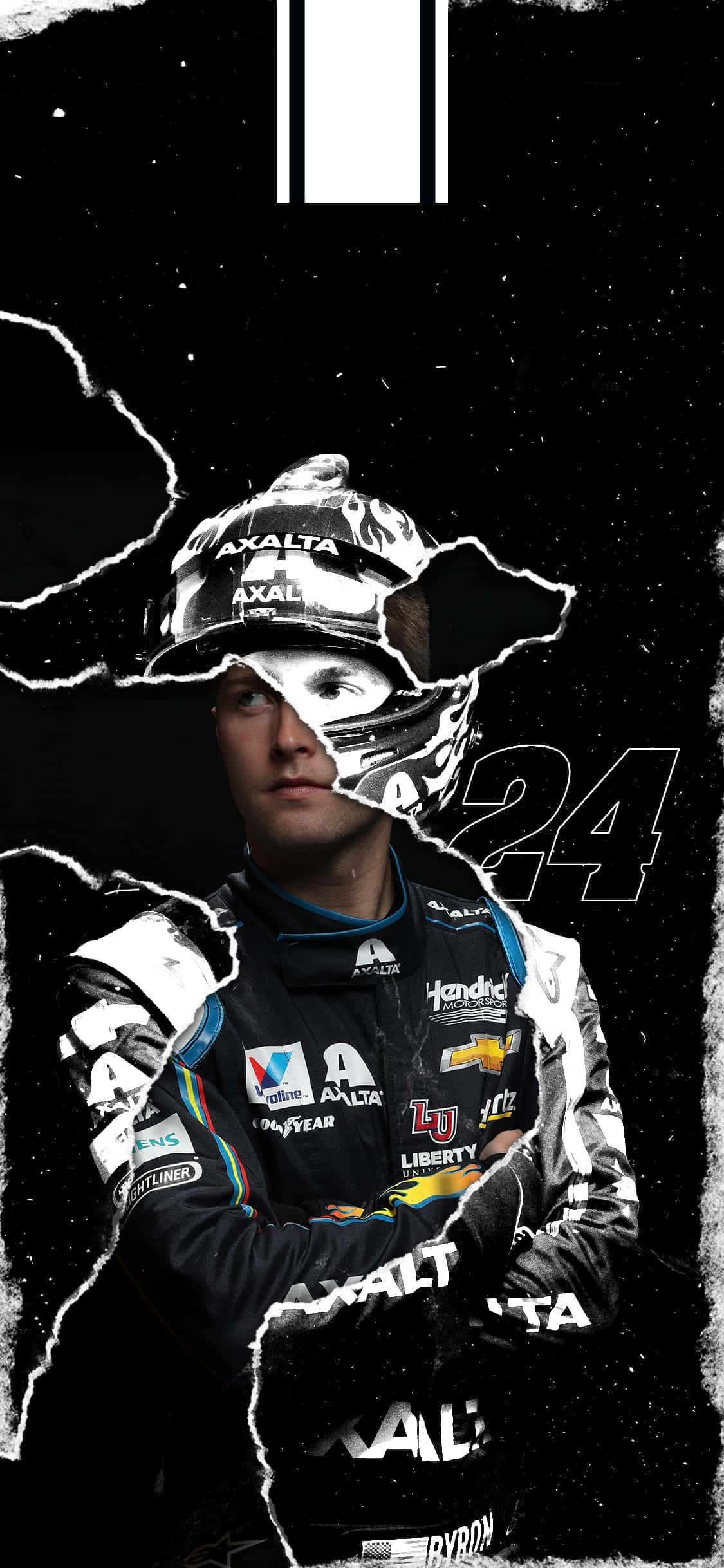 Få konkurransefortrinnet med NASCAR iPhone Bakgrunner