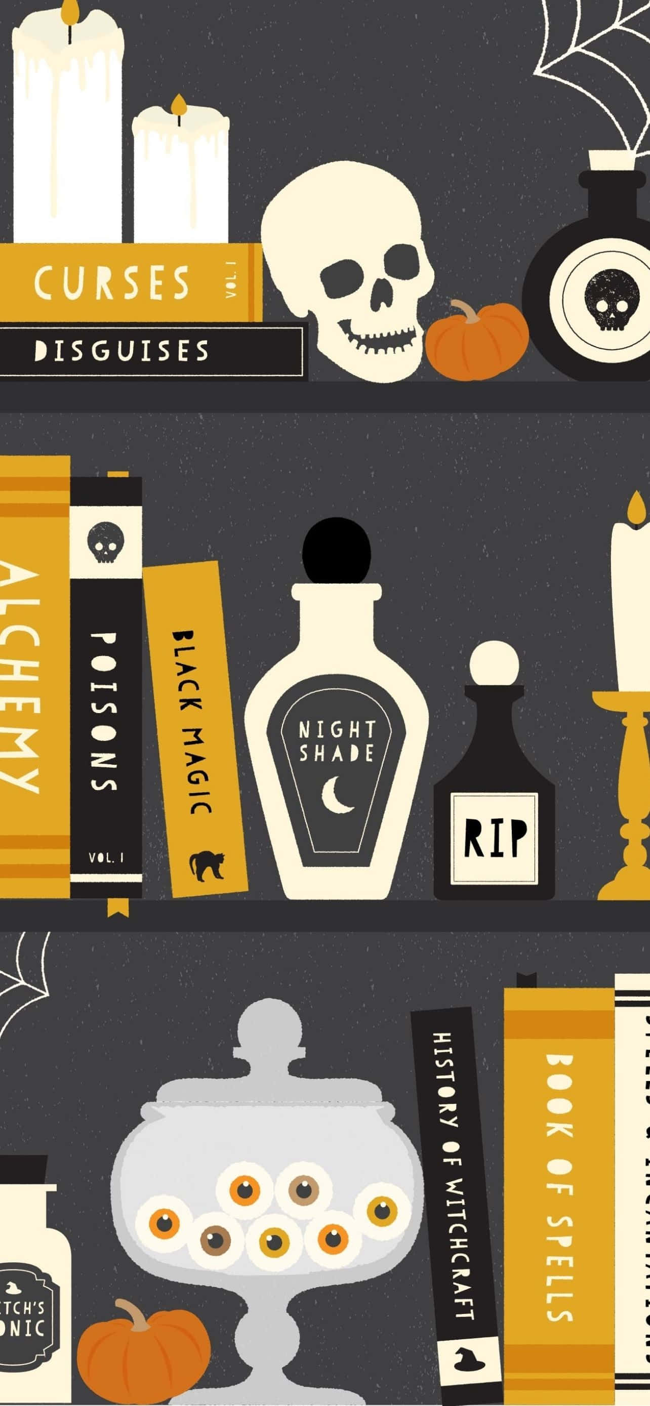 Få skumle vibber i Halloween-sesongen med en iPhone! Bakgrunner