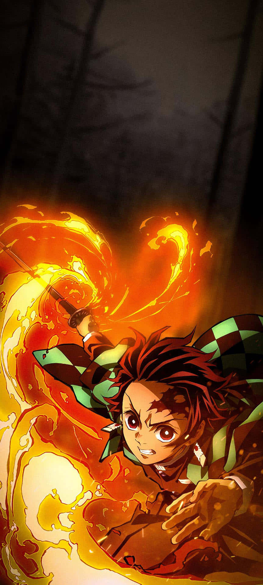 Få tak i den nyeste iPhone 11 med Demon Slayer for kun X Bakgrunner