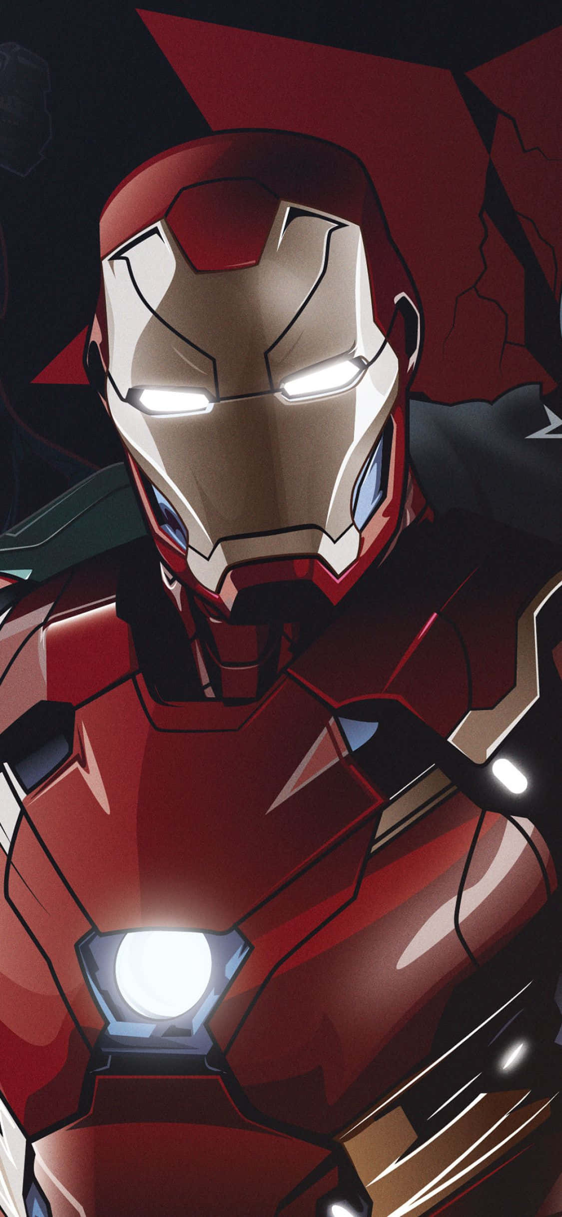 Få Tony Starks drakt med Iron Man iPhone X. Bakgrunner