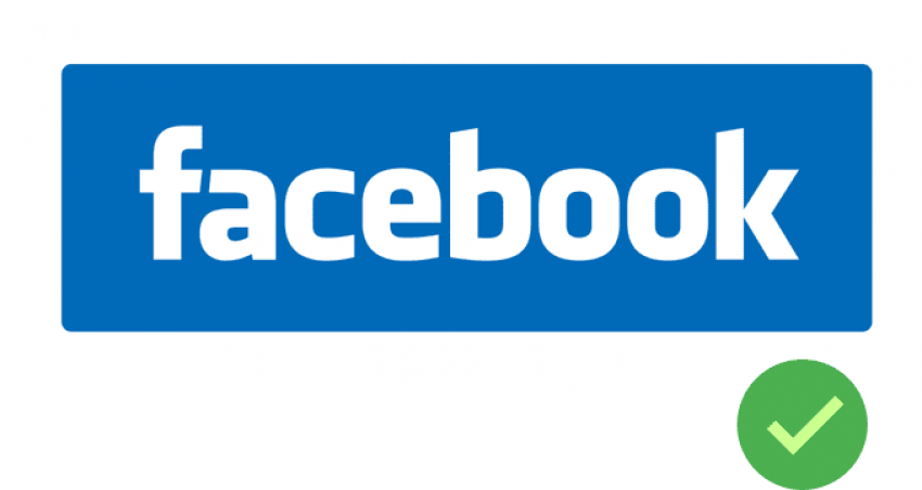 Facebook Logo Sjekkmerke Bakgrunner