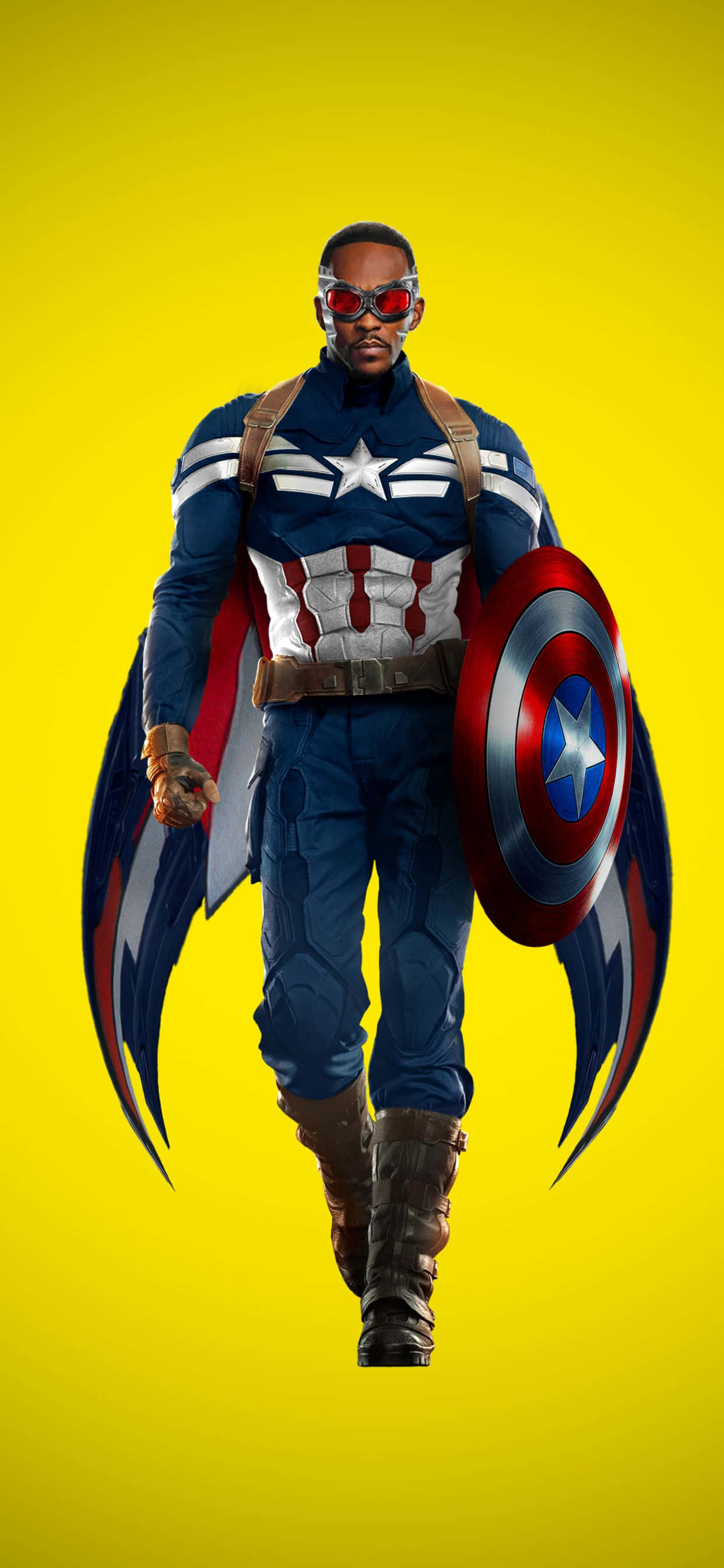 Falk Marvel som Captain America Bakgrunner