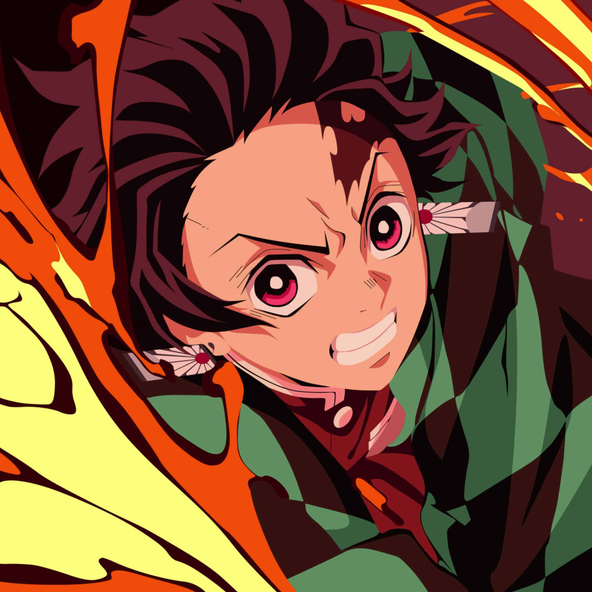 Fall inn i beskyttelsen fra Demon Slayer Bakgrunner