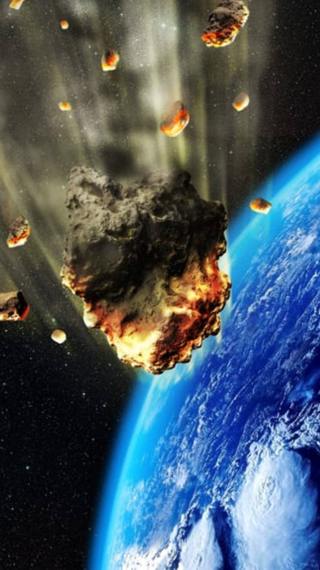 Fallende meteoritt fanget av NASA med iPhone Bakgrunner