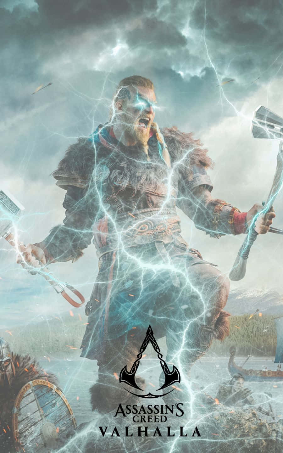 Fantastisk 1440p Assassin's Creed Valhalla Bakgrunn Bakgrunner