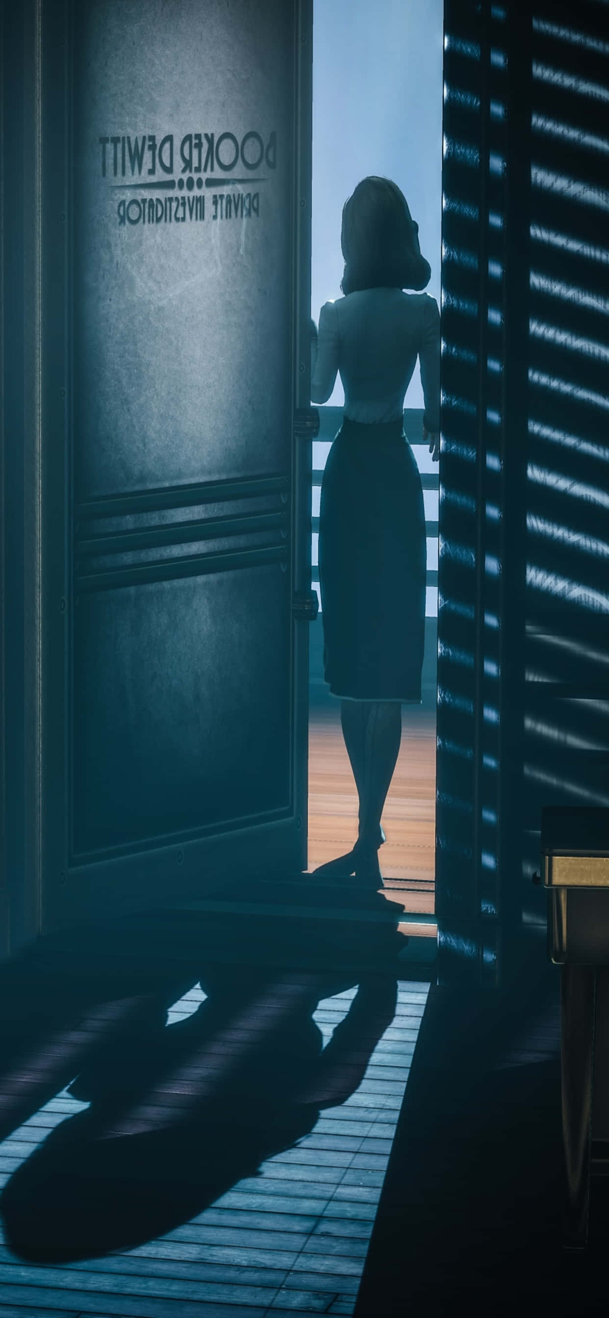 Fantastisk Bioshock Infinite-inspirert Bakgrunn for iPhone XS Max Bakgrunner