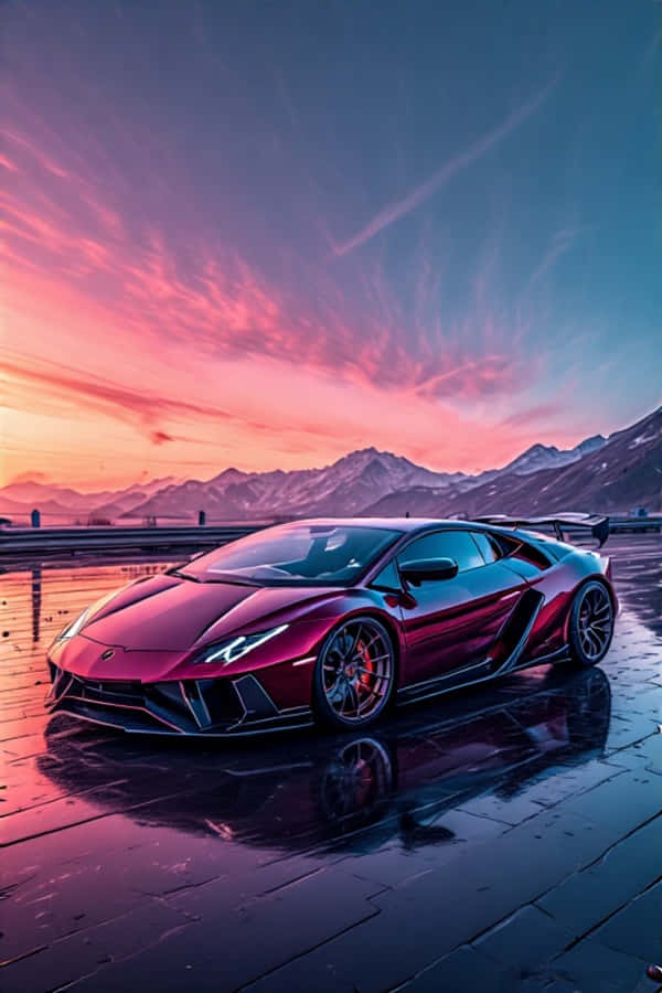Fantastisk Lamborghini-bil 4K Bakgrunner