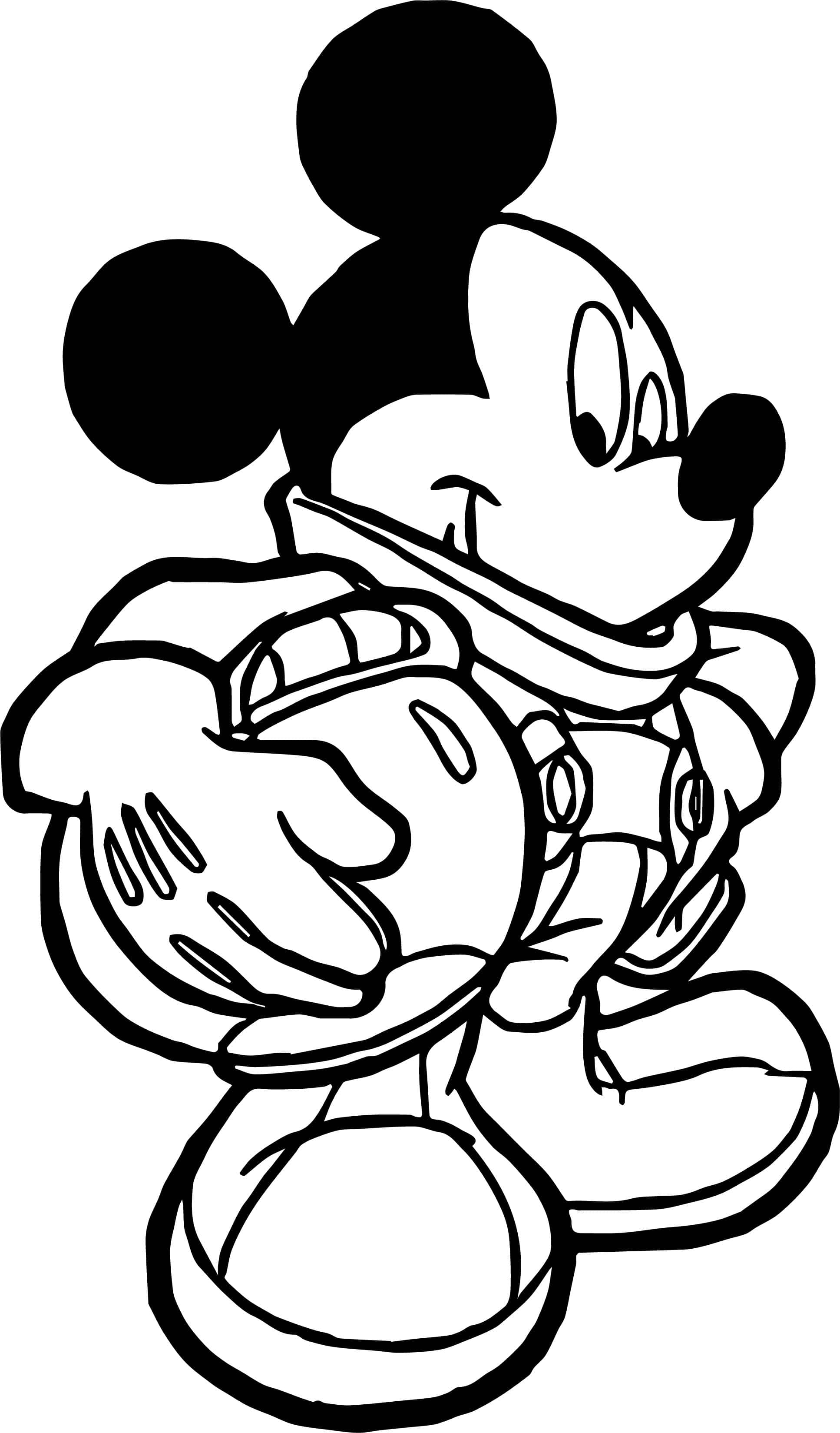 Fargelegg din favoritt Disney-figur med denne Mikke Mus-fargeleggingssiden Bakgrunner