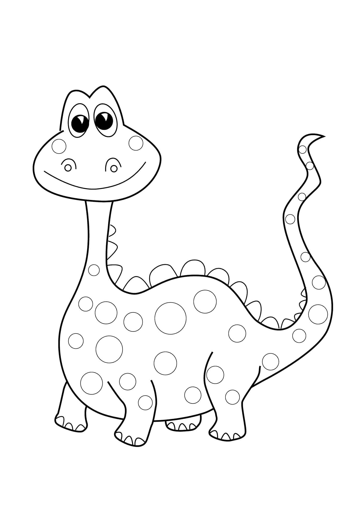Fargeleggingsdinosaurer for barn Bakgrunner