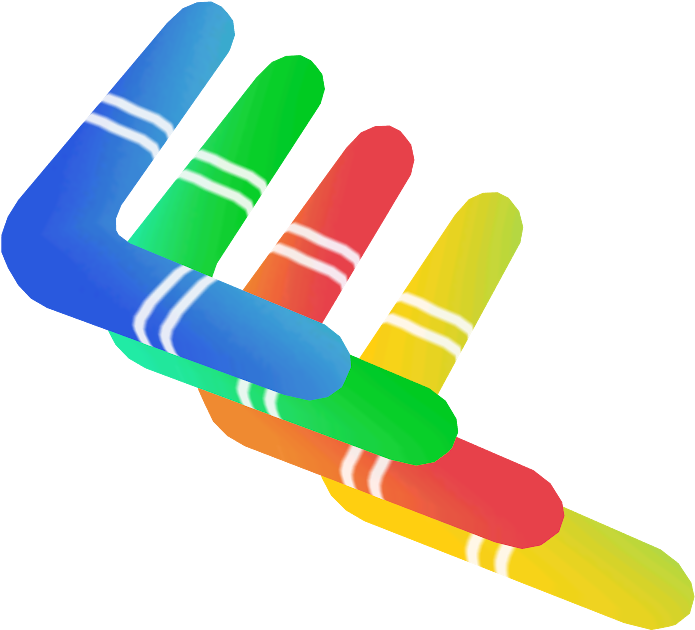 Fargerik boomerang-grafikk Bakgrunner