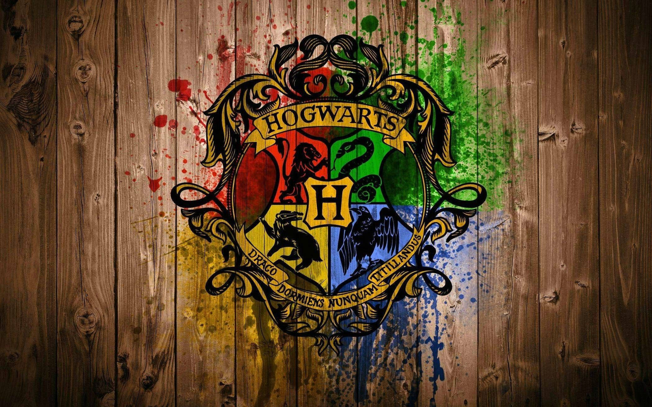 Fargerik Hogwarts Harry Potter Estetikk Bakgrunner