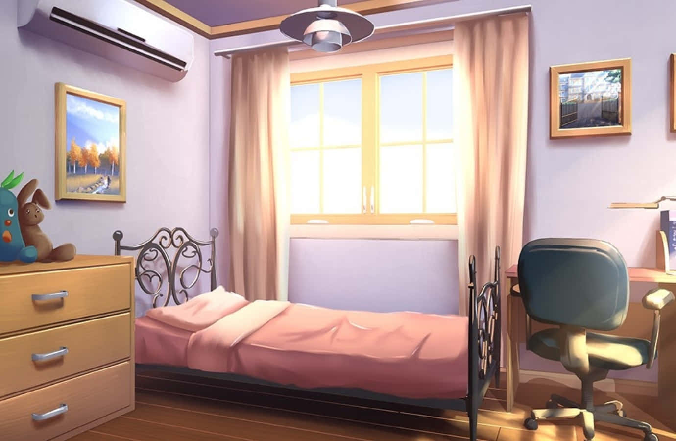 Fargerik, komfortabel og avslappende – en anime-rom-utgave Bakgrunner
