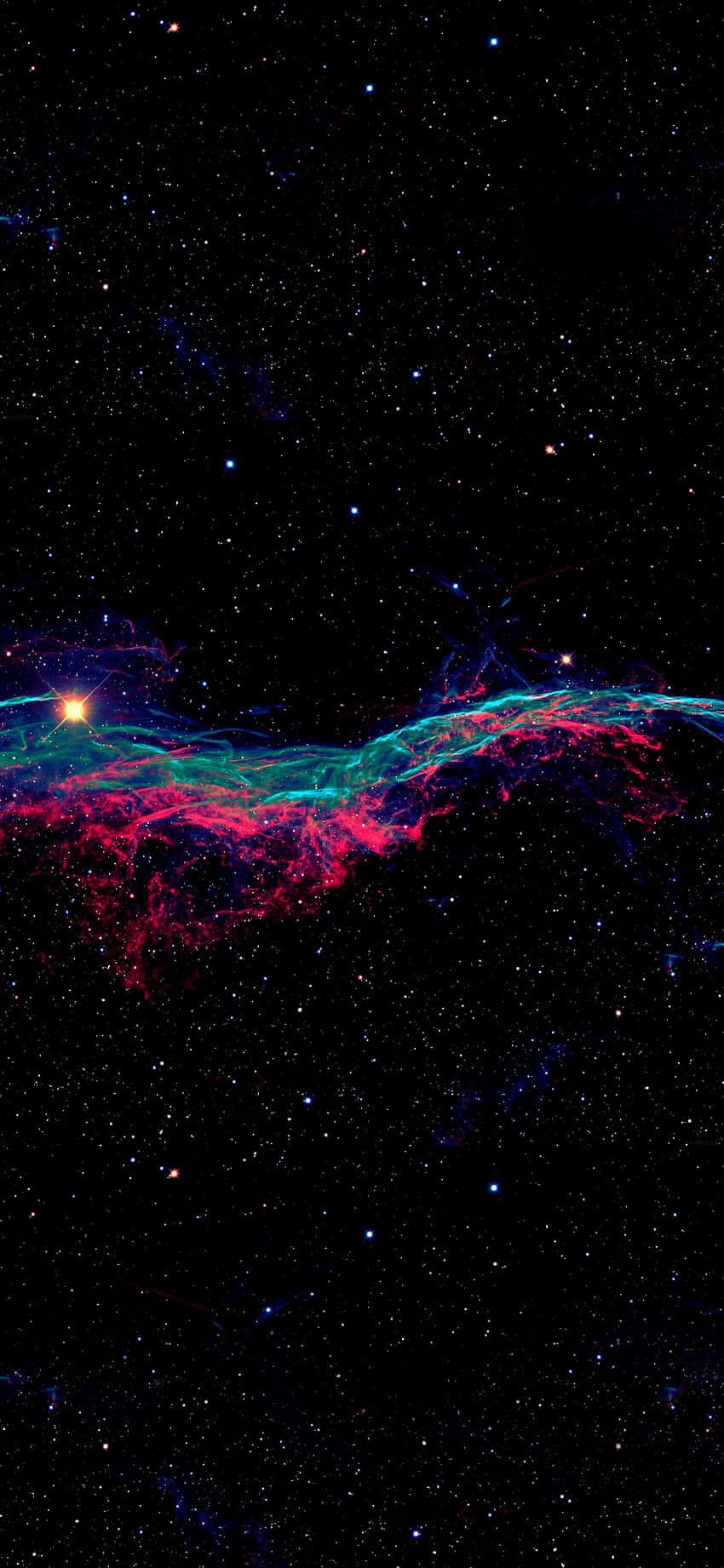 Fargerik Nebula Pixel 3 OLED Bakgrunn Bakgrunner