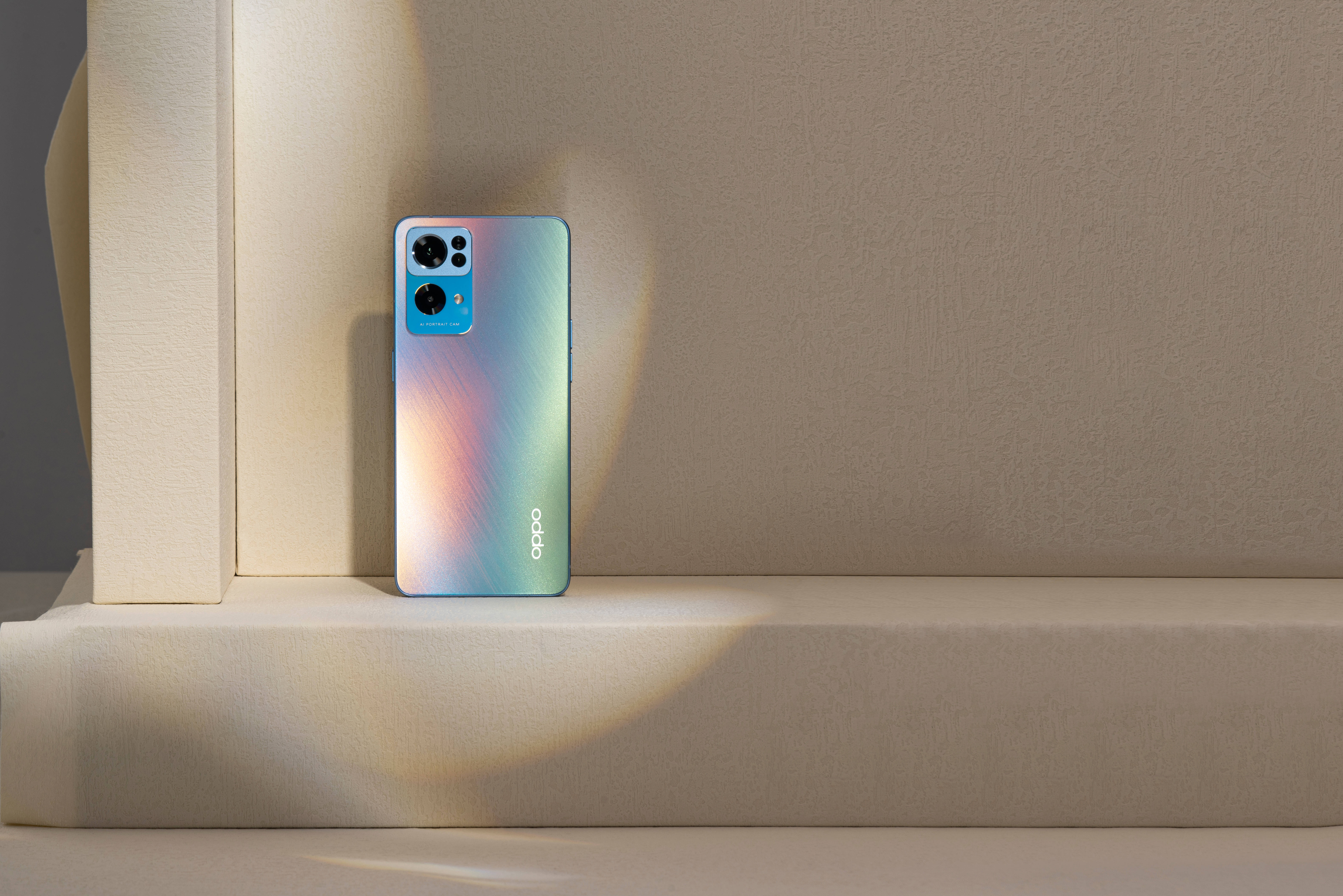 Fargerik Oppo-smarttelefon Bakgrunner