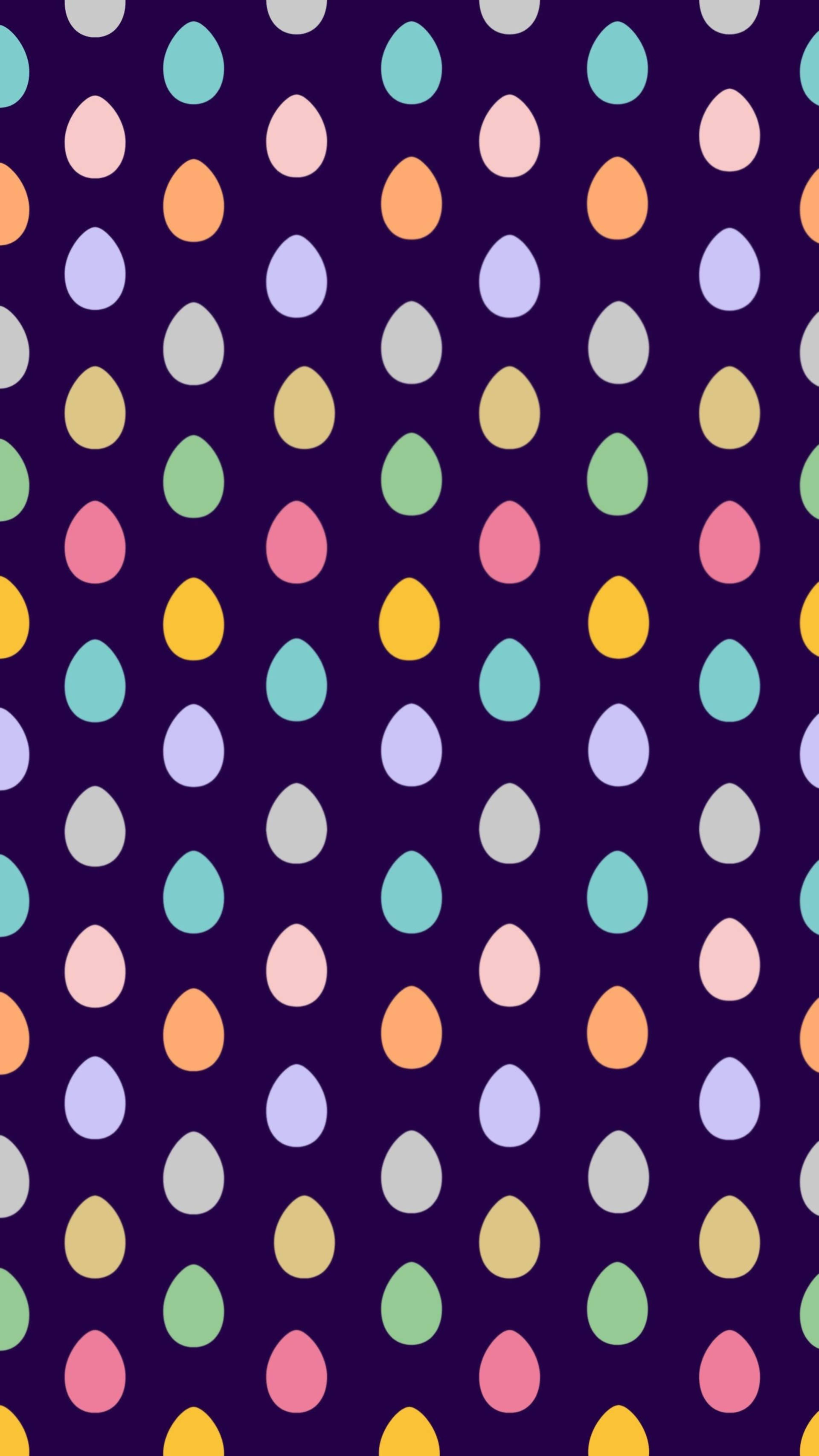 Fargerike egg estetisk mønster Bakgrunner