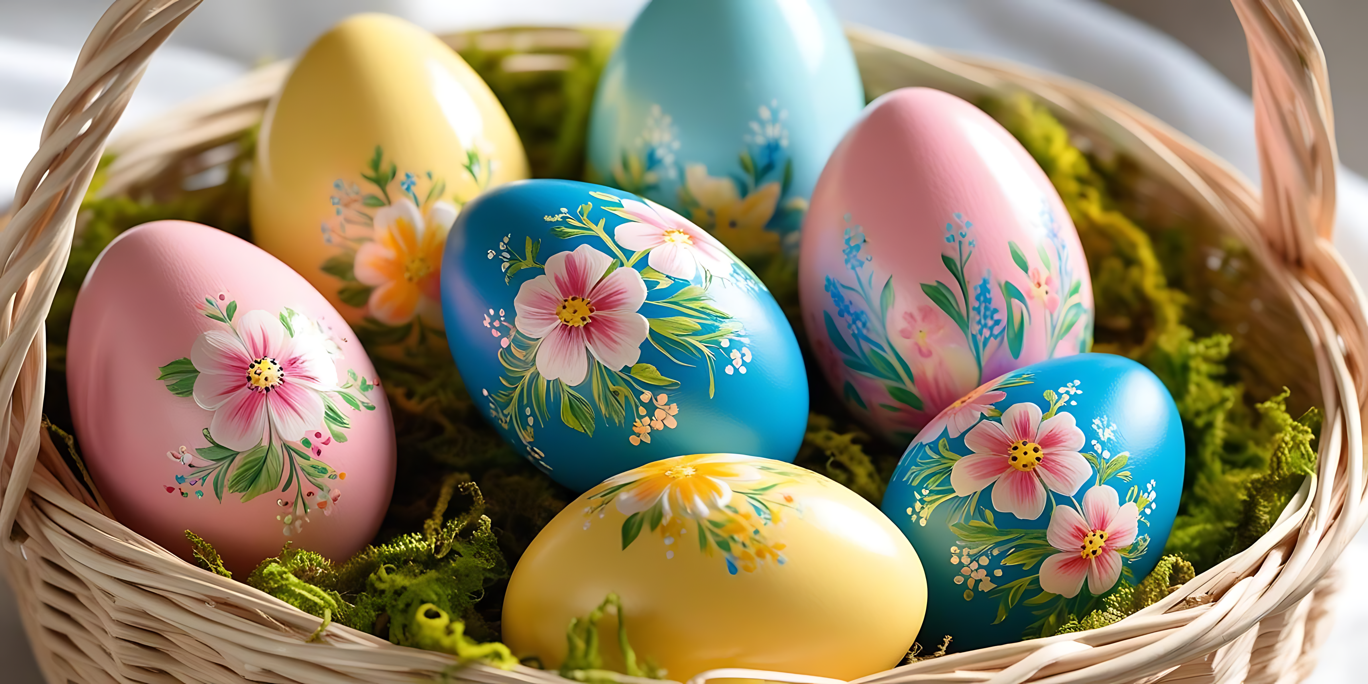 Fargerike malte egg på stoff Bakgrunner