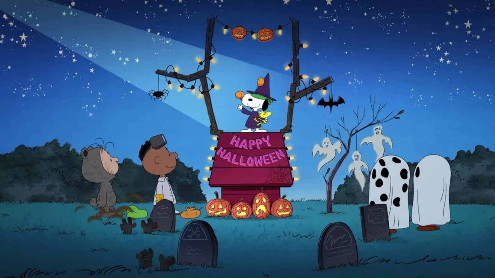 Feir Halloween med Charlie Brown Bakgrunner