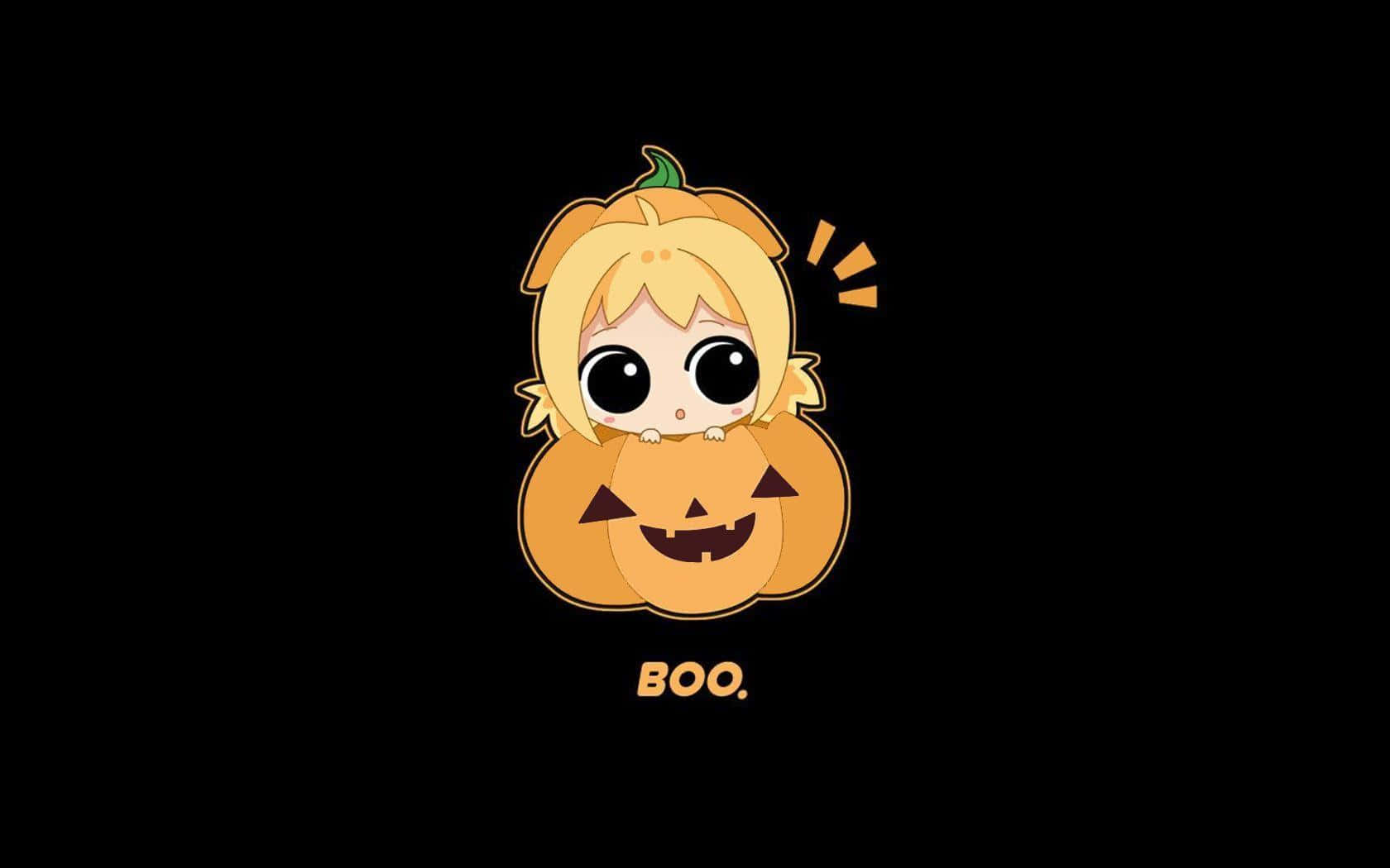 Feir Halloween med denne søte! Bakgrunner