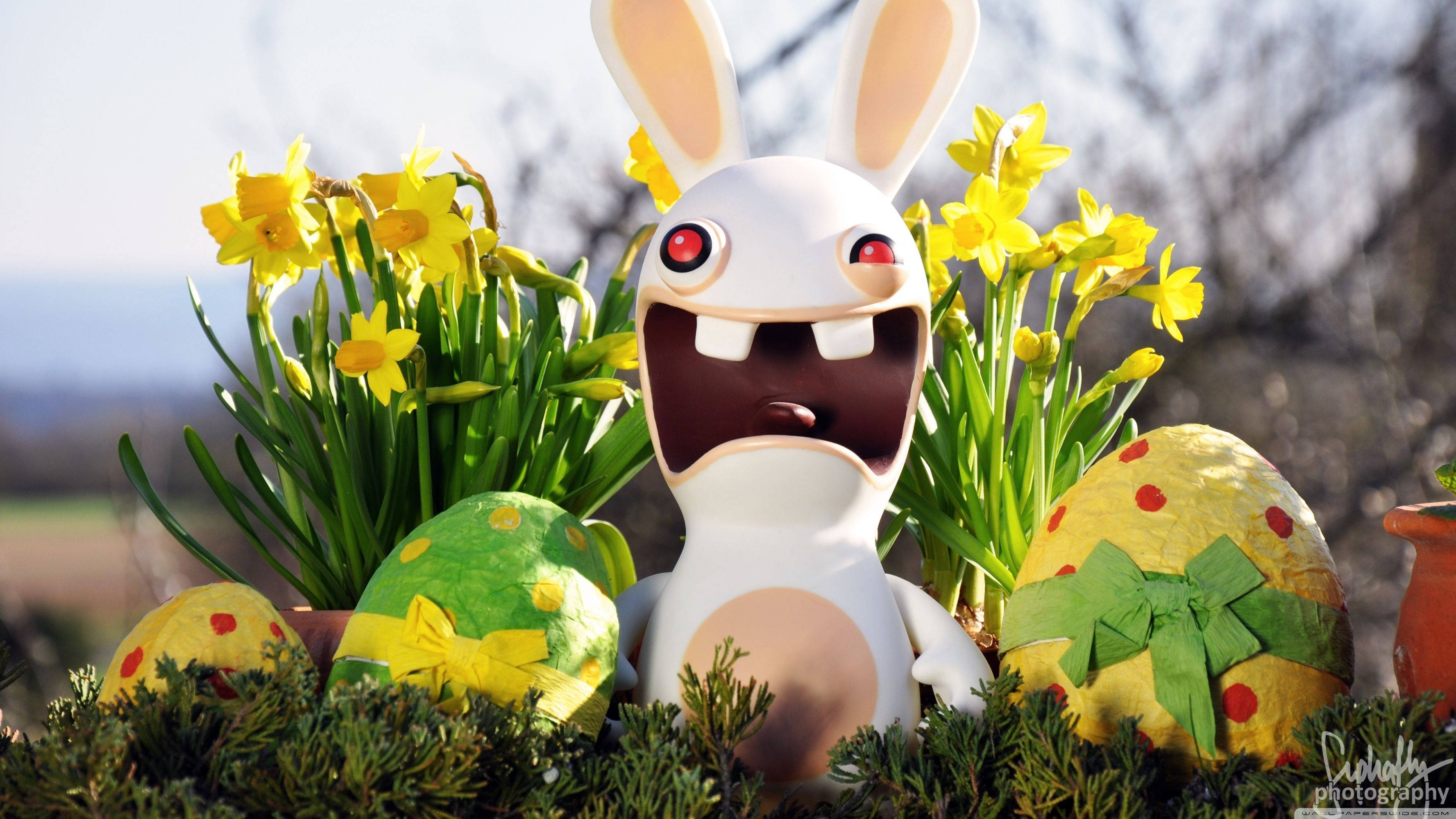 Feir påske med disse fargerike Rayman Rabbid-eggene Bakgrunner