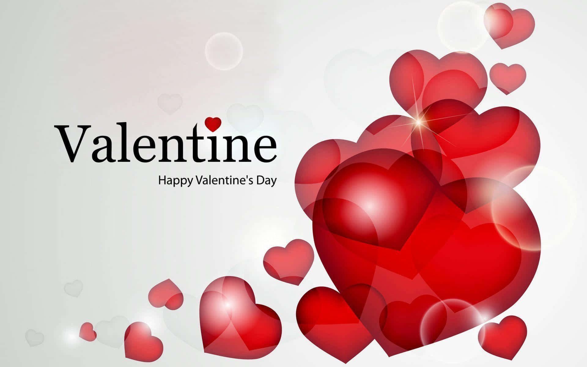 Feire en søt Valentinsdag med søt glede Bakgrunner