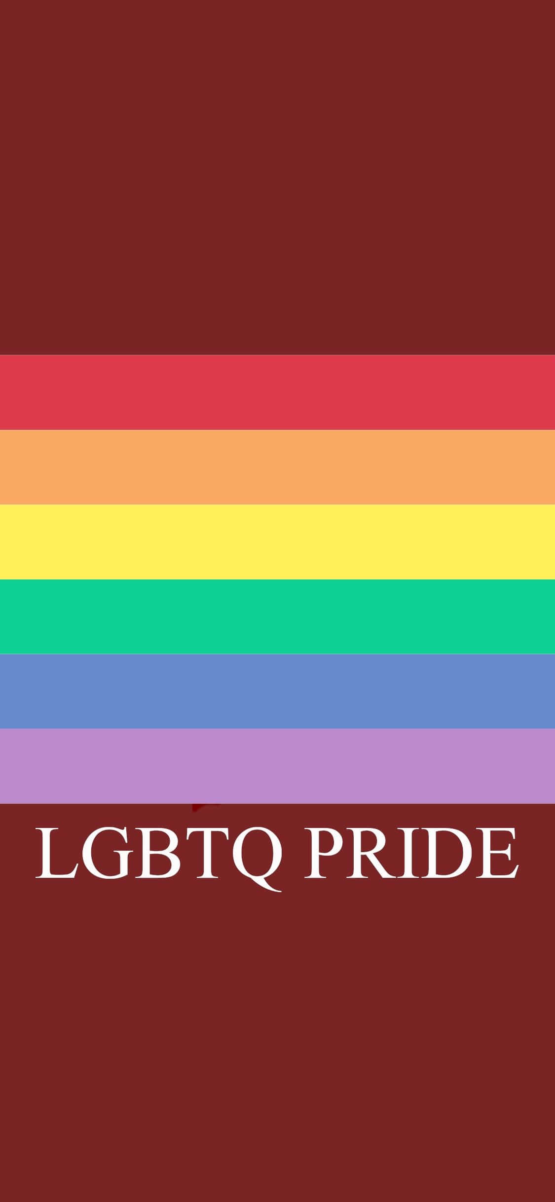 Feire LGBTQ-stolthet med den regnbue-tema iPhonen Bakgrunner