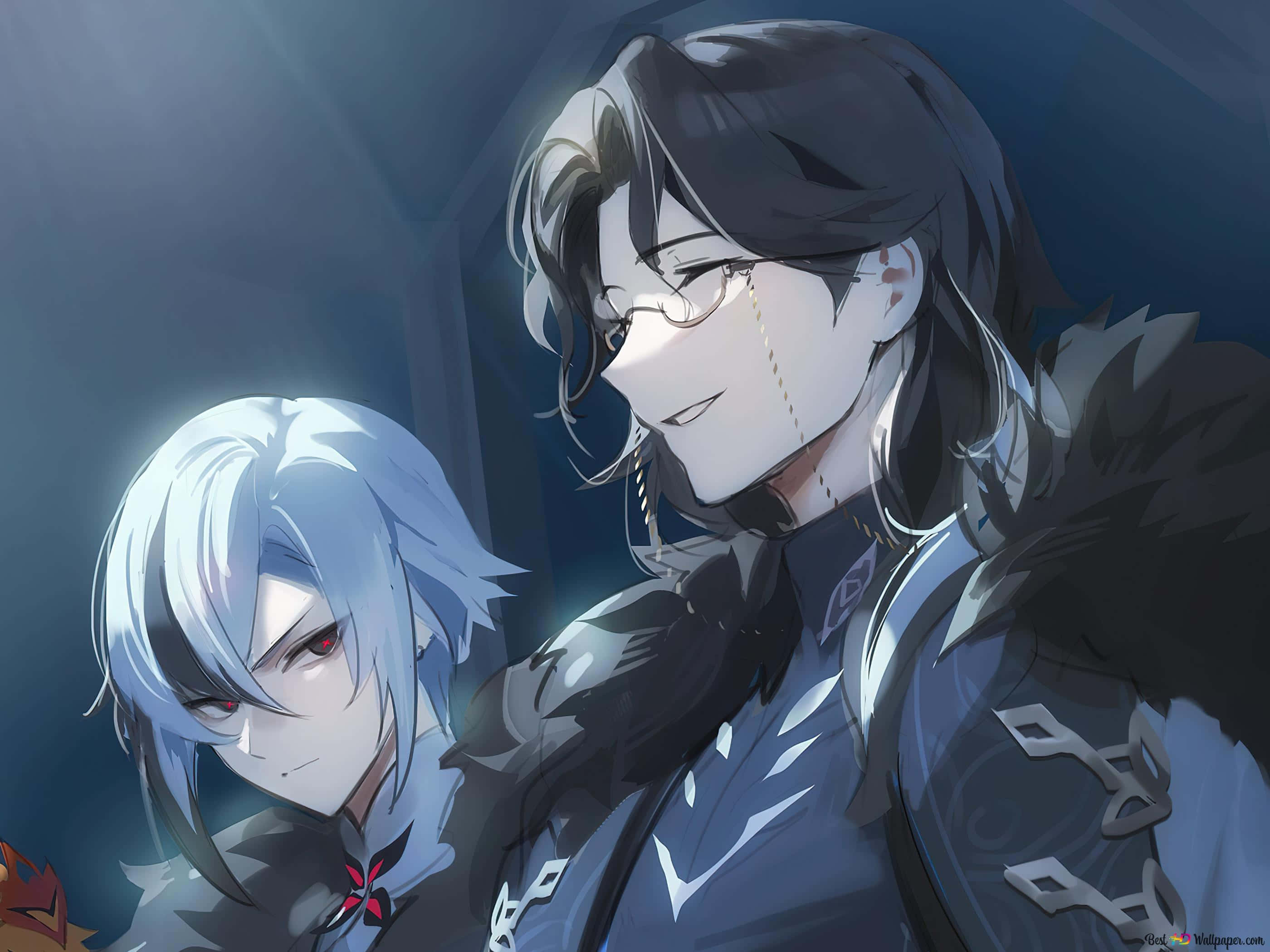 Fengslende animefigur i Genshin Impact Bakgrunner