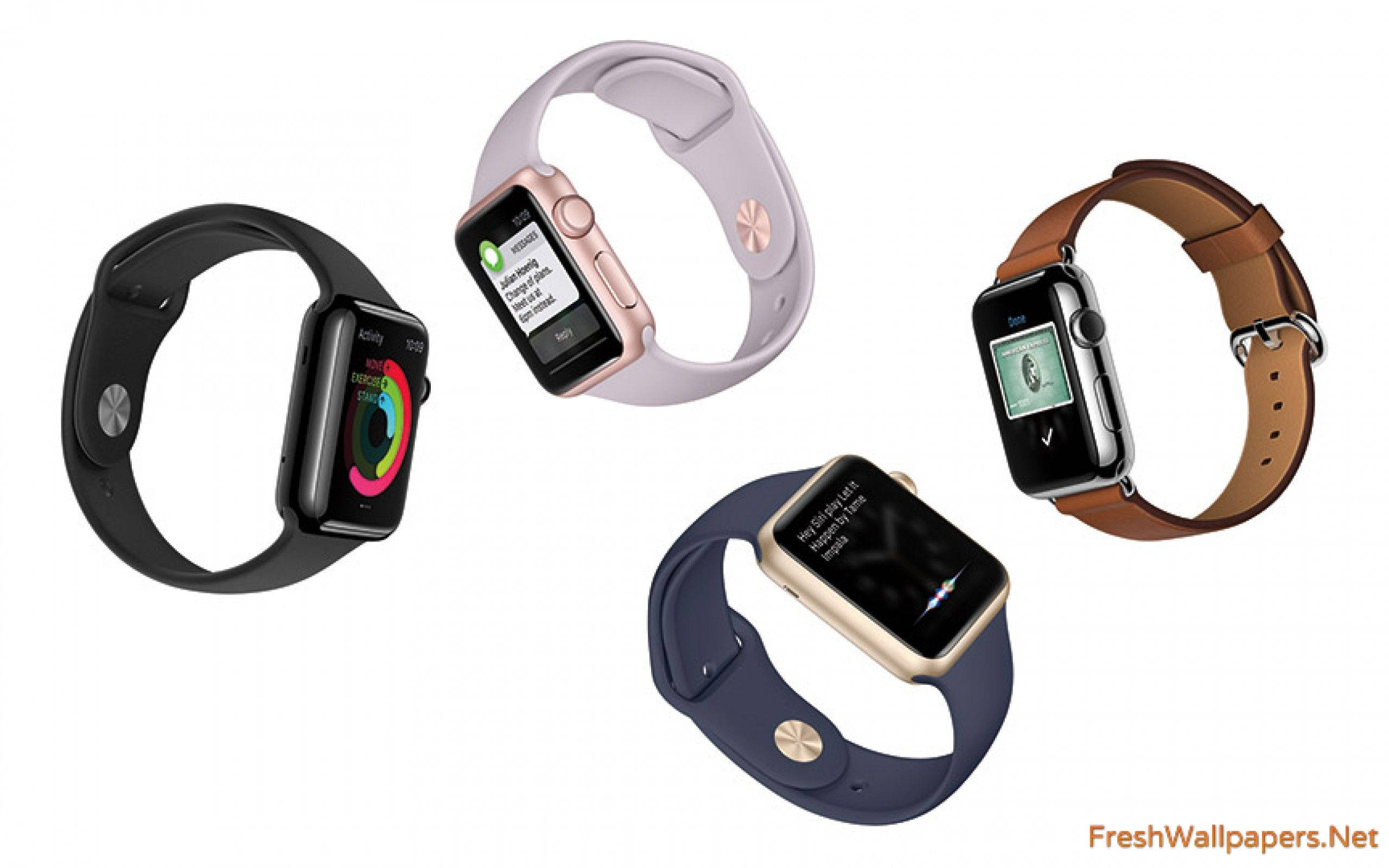 Fengslende Apple Watch på utstilling Bakgrunner