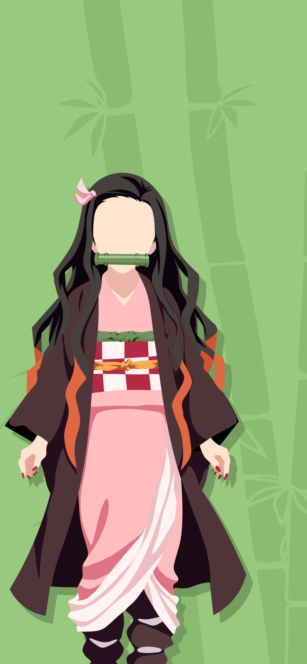 Fengslende Demon Slayer Duett: Tanjiro og Nezuko Bakgrunner