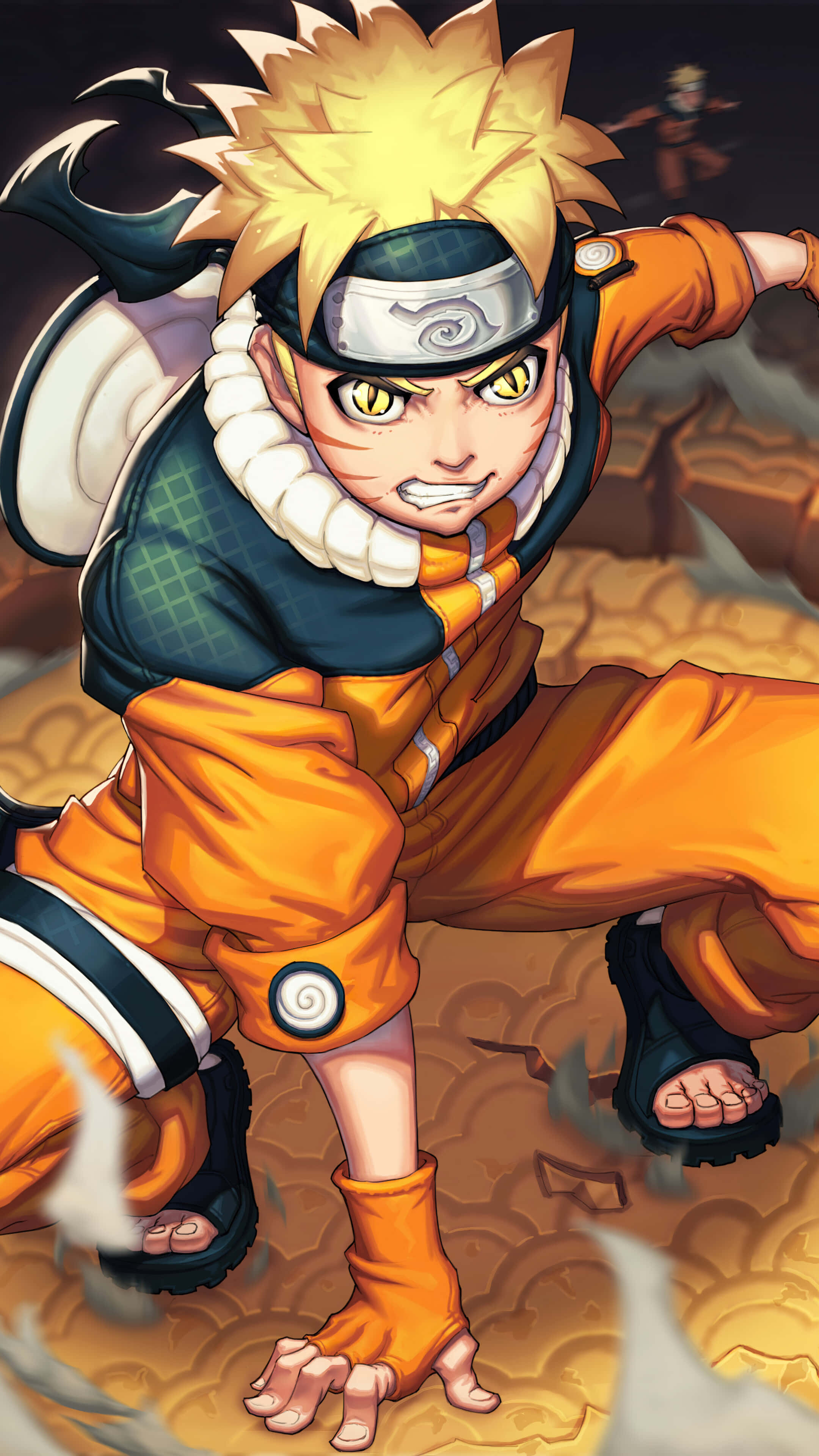 Fengslende Naruto-telefonbakgrunn Bakgrunner