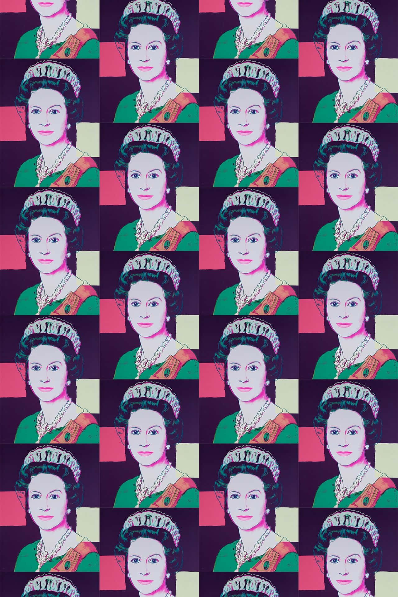 Fengslende portrett av dronning Elizabeth Bakgrunner