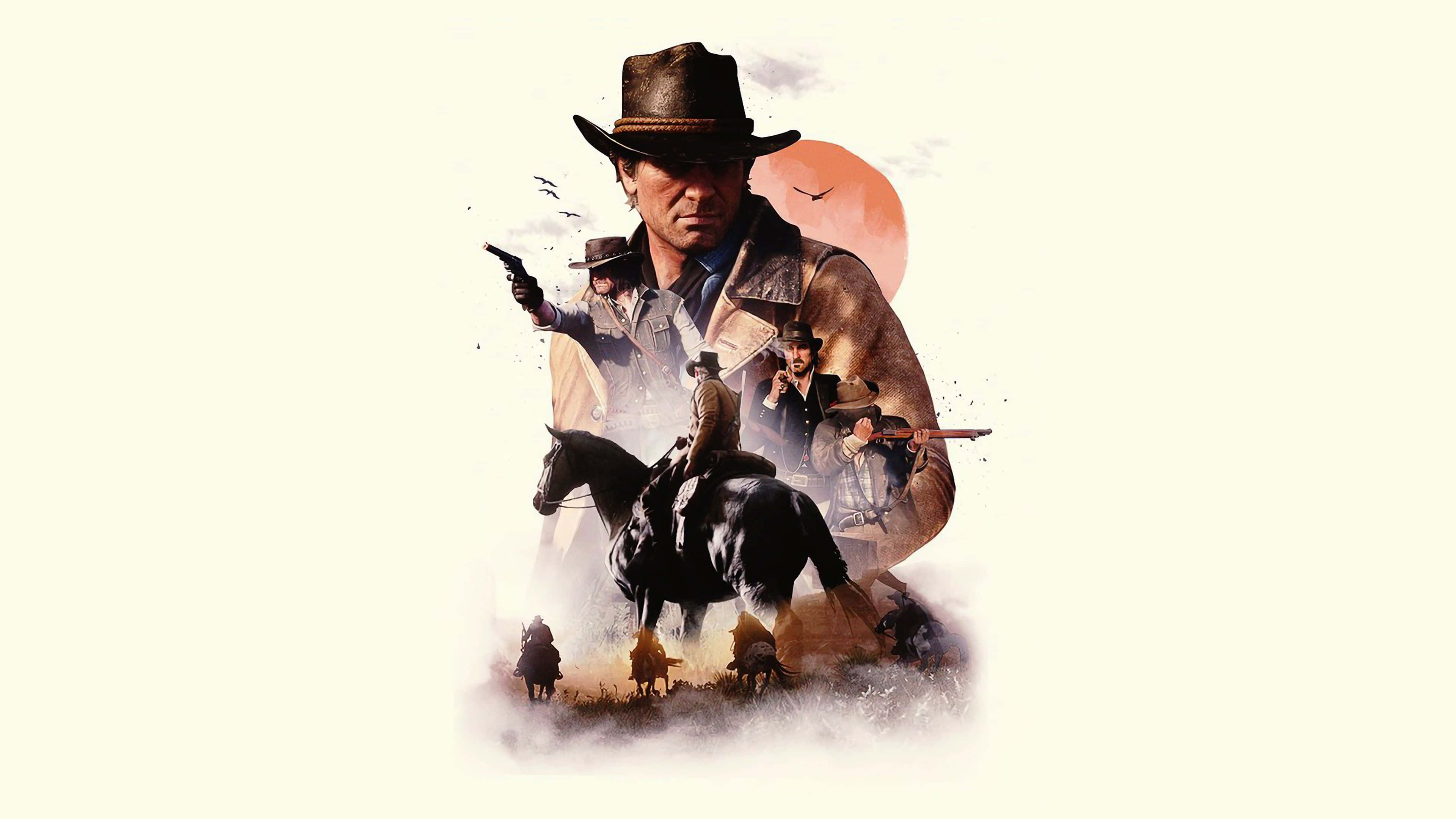 Fengslende vestlig landskap fra Red Dead Redemption 2 Bakgrunner