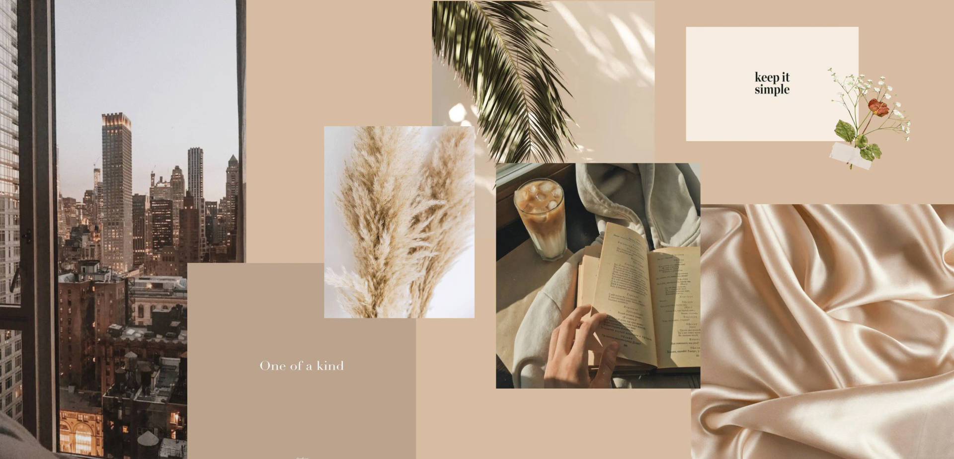 Feriestemning beige estetisk laptop — Beige estetikk GIF Bakgrunner