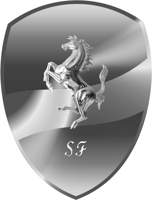 Ferrari Logo 3D-gjengivelse Bakgrunner
