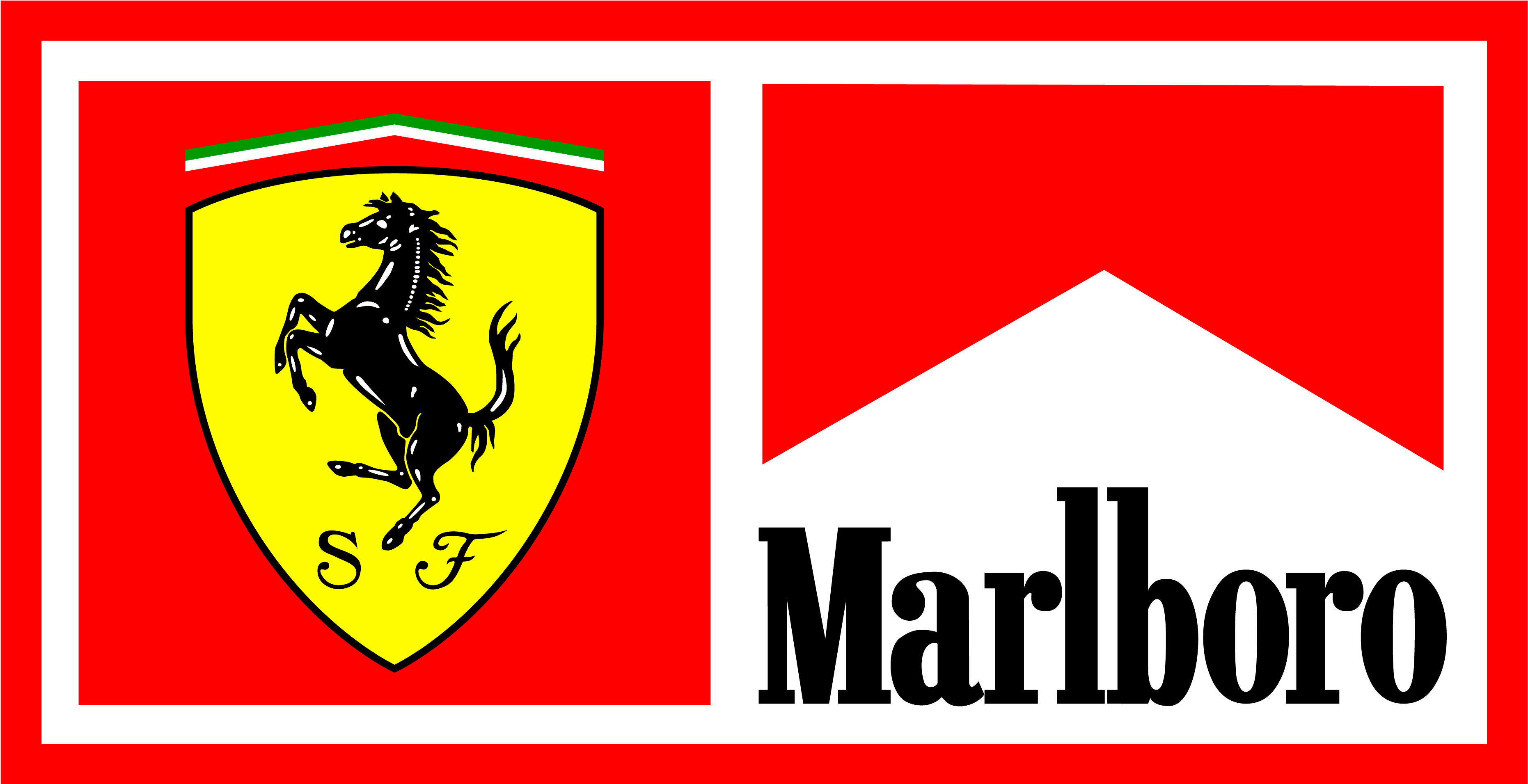 Ferrari- og Marlboro-logoer Bakgrunner