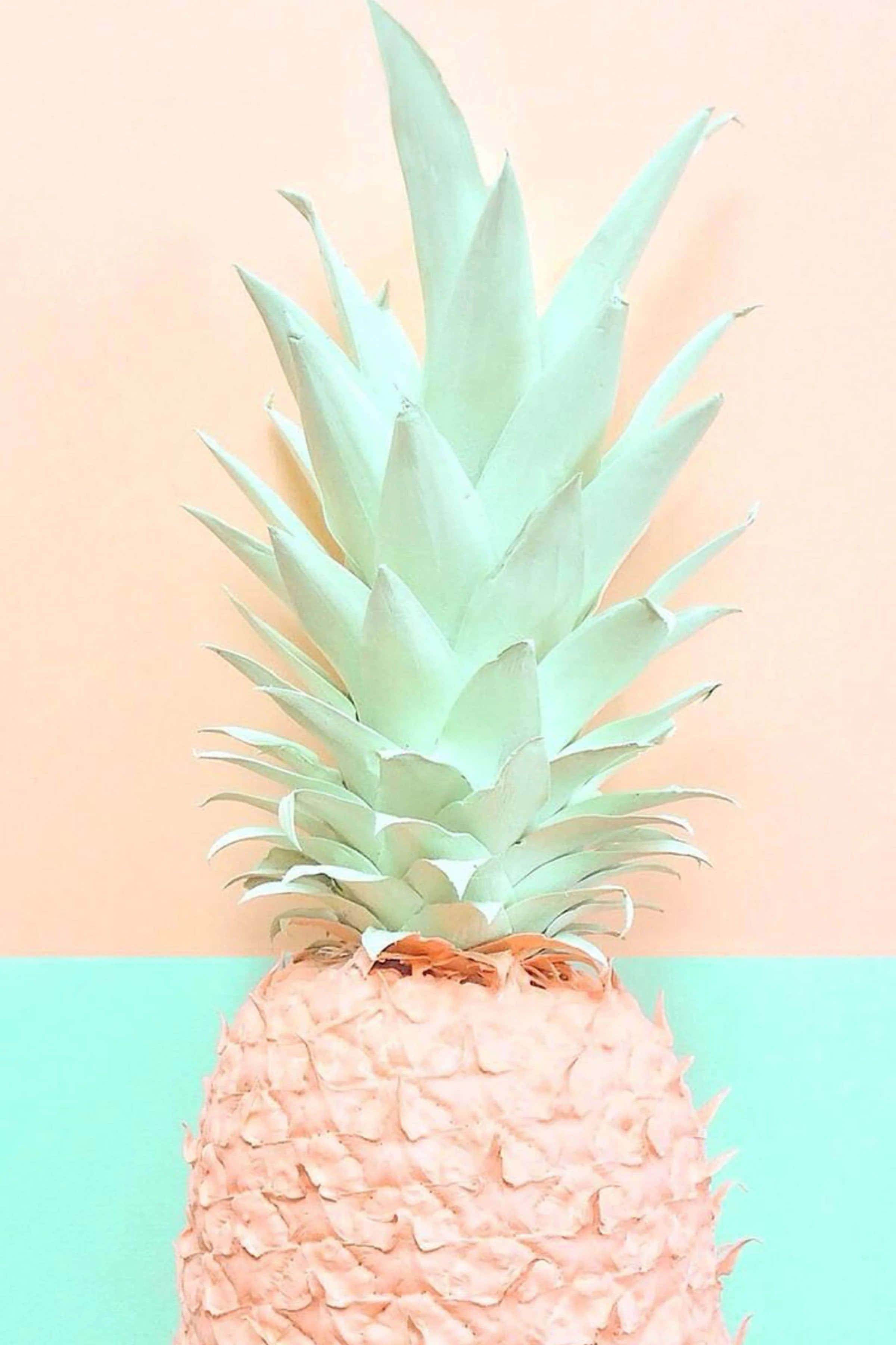 Fersk ananas er en saftig sommersnack Bakgrunner