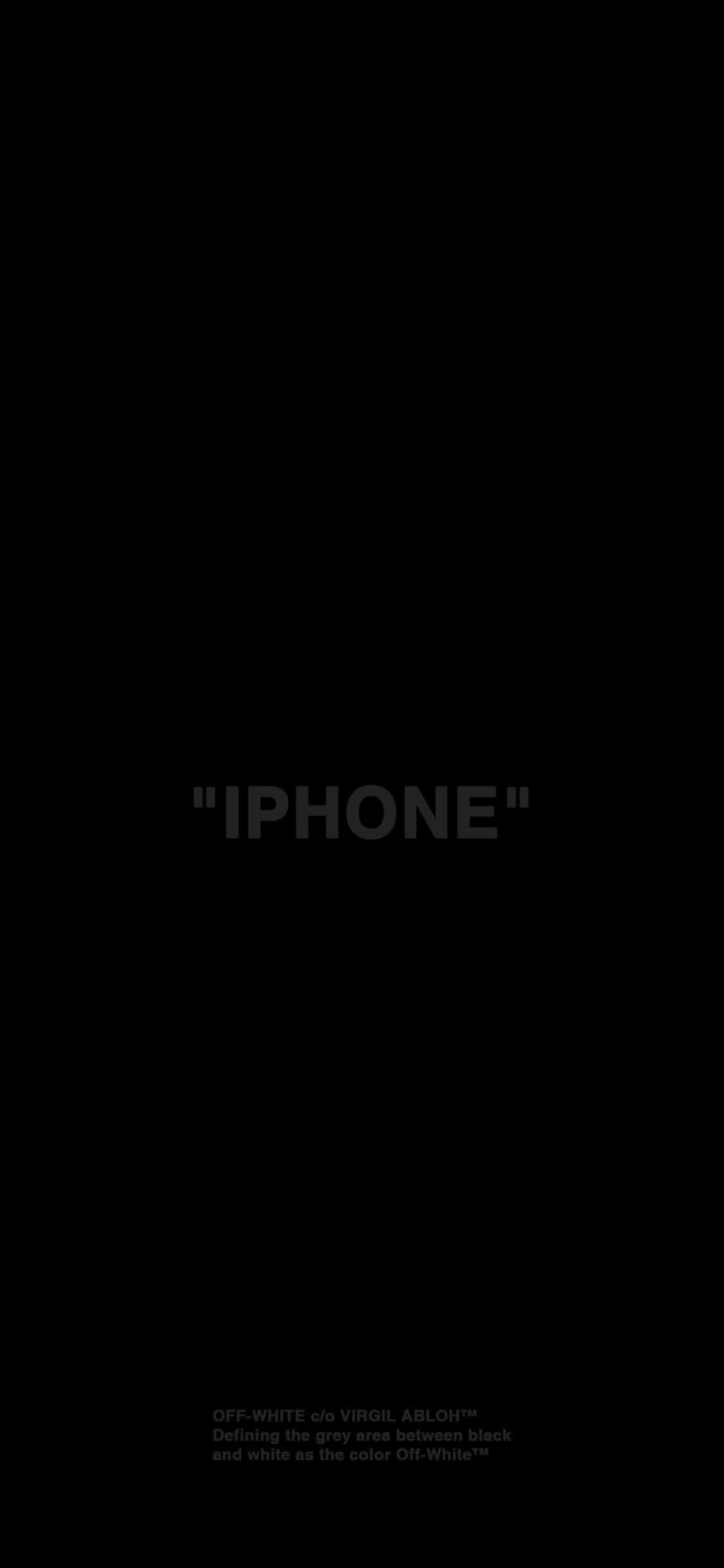 Fete Bokstaver Typografi iPhone XS OLED Bakgrunn Bakgrunner