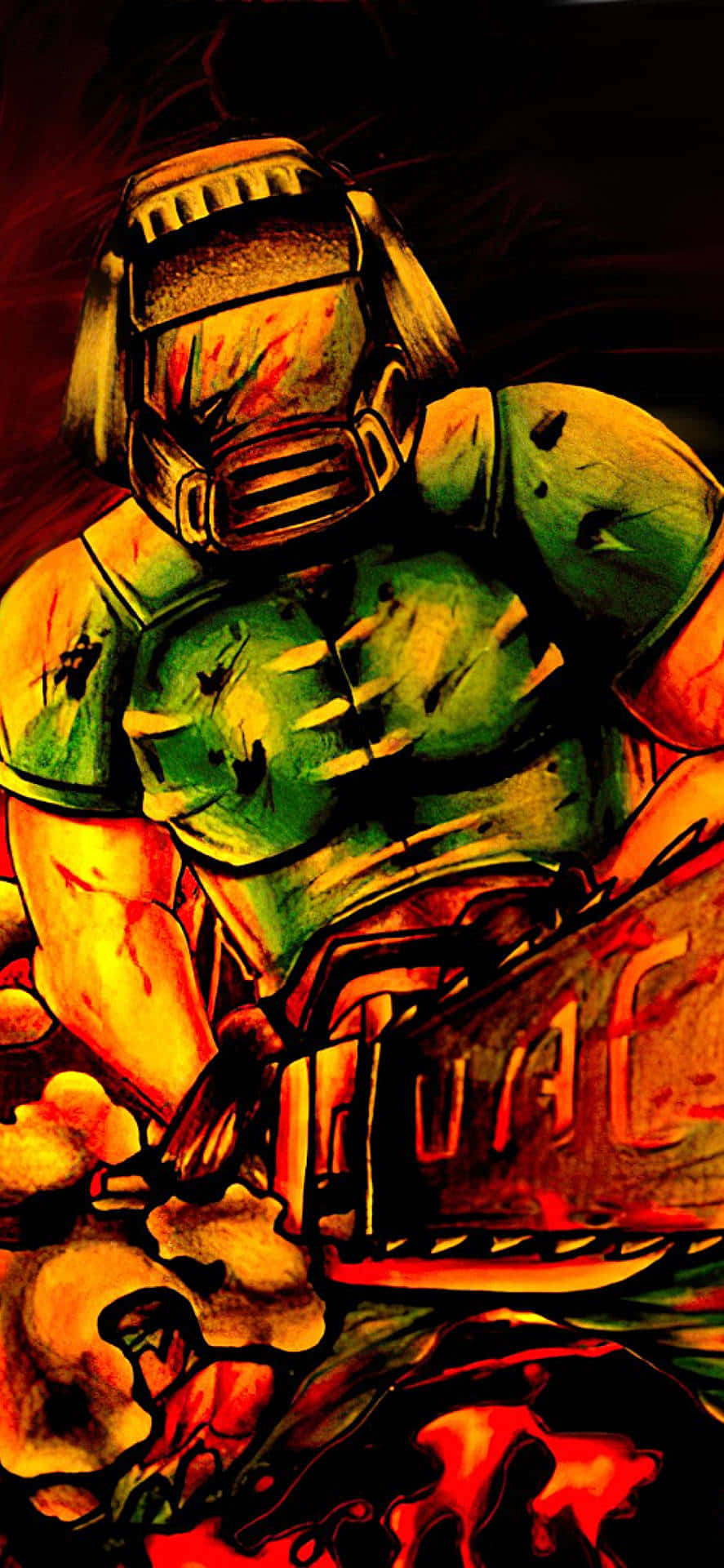 Fiktiv karakter Doom Guy Pixel 3xl Doom Eternal Shooter-bakgrunn Bakgrunner